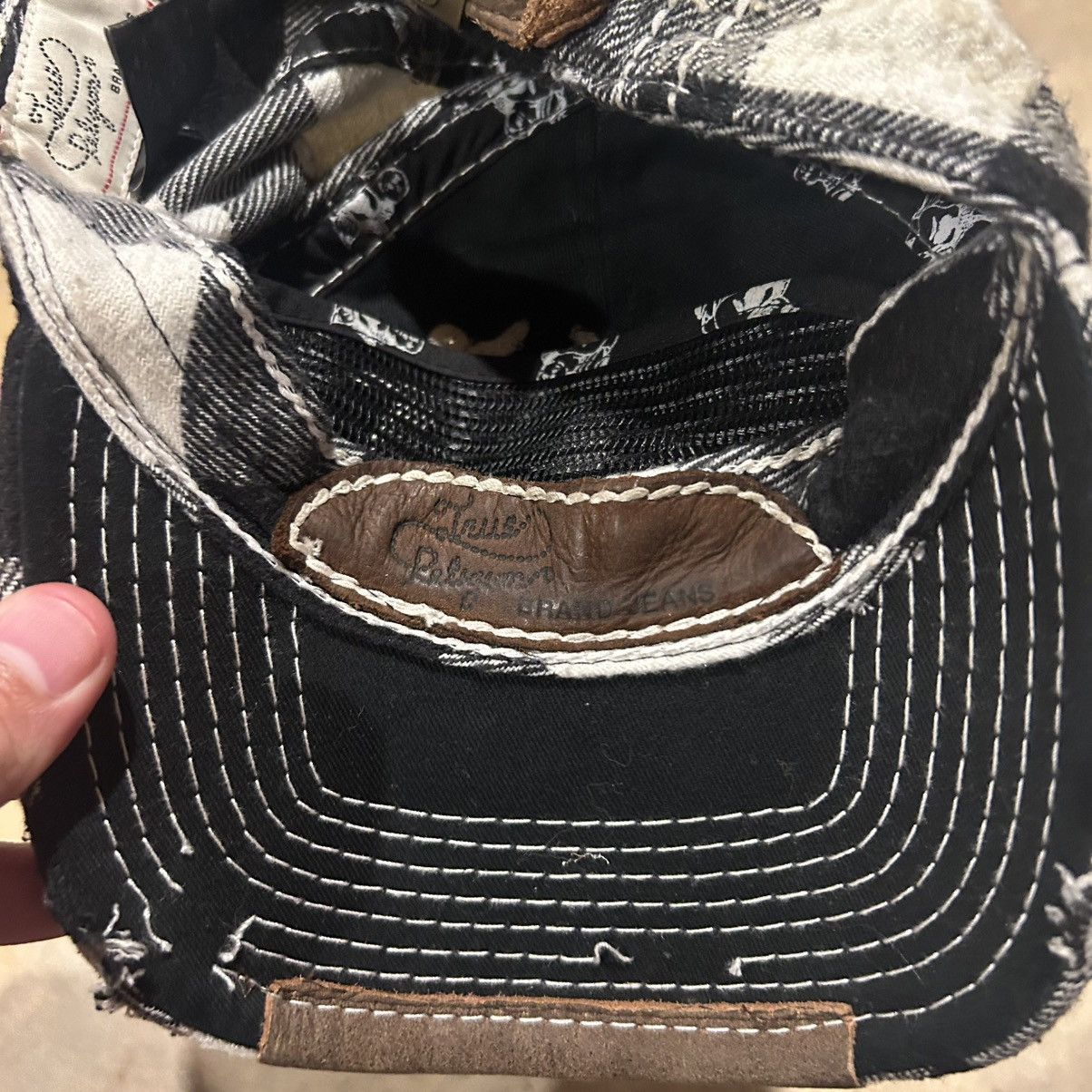True Religion Vintage Y2K True Religion Buddha Distressed Hat 4GSELLER Size ONE SIZE - 8 Thumbnail