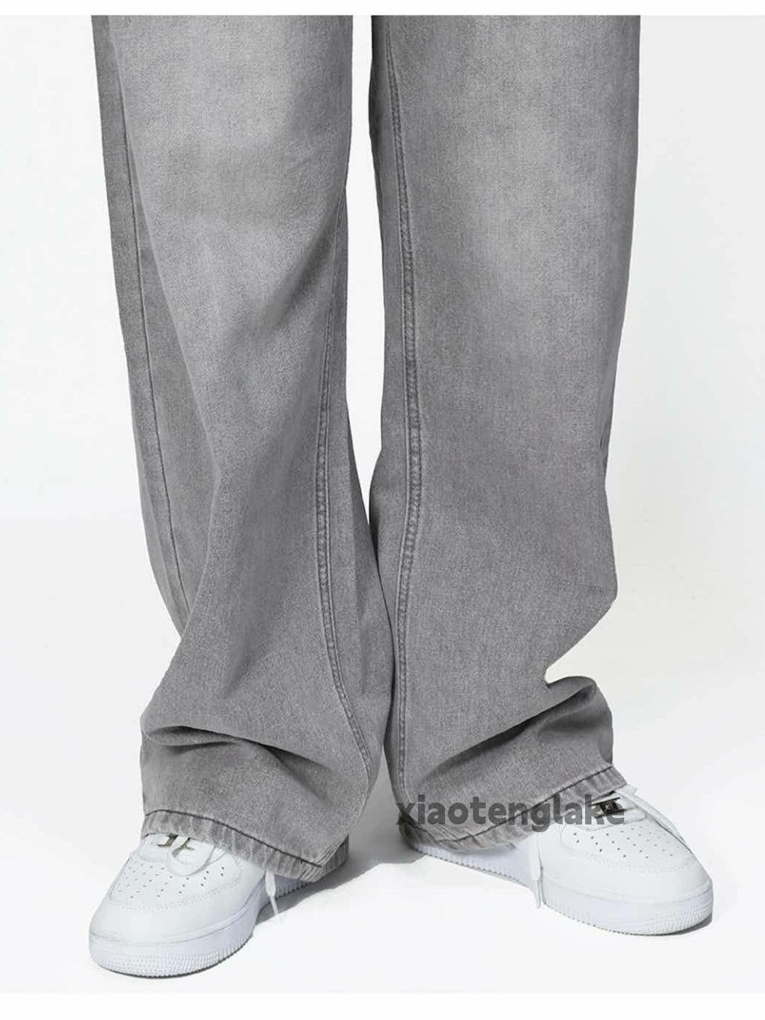 Jean × Vintage washed faded cleanfit yuppie loose baggy jeans Size US 32 / EU 48 - 2 Thumbnail