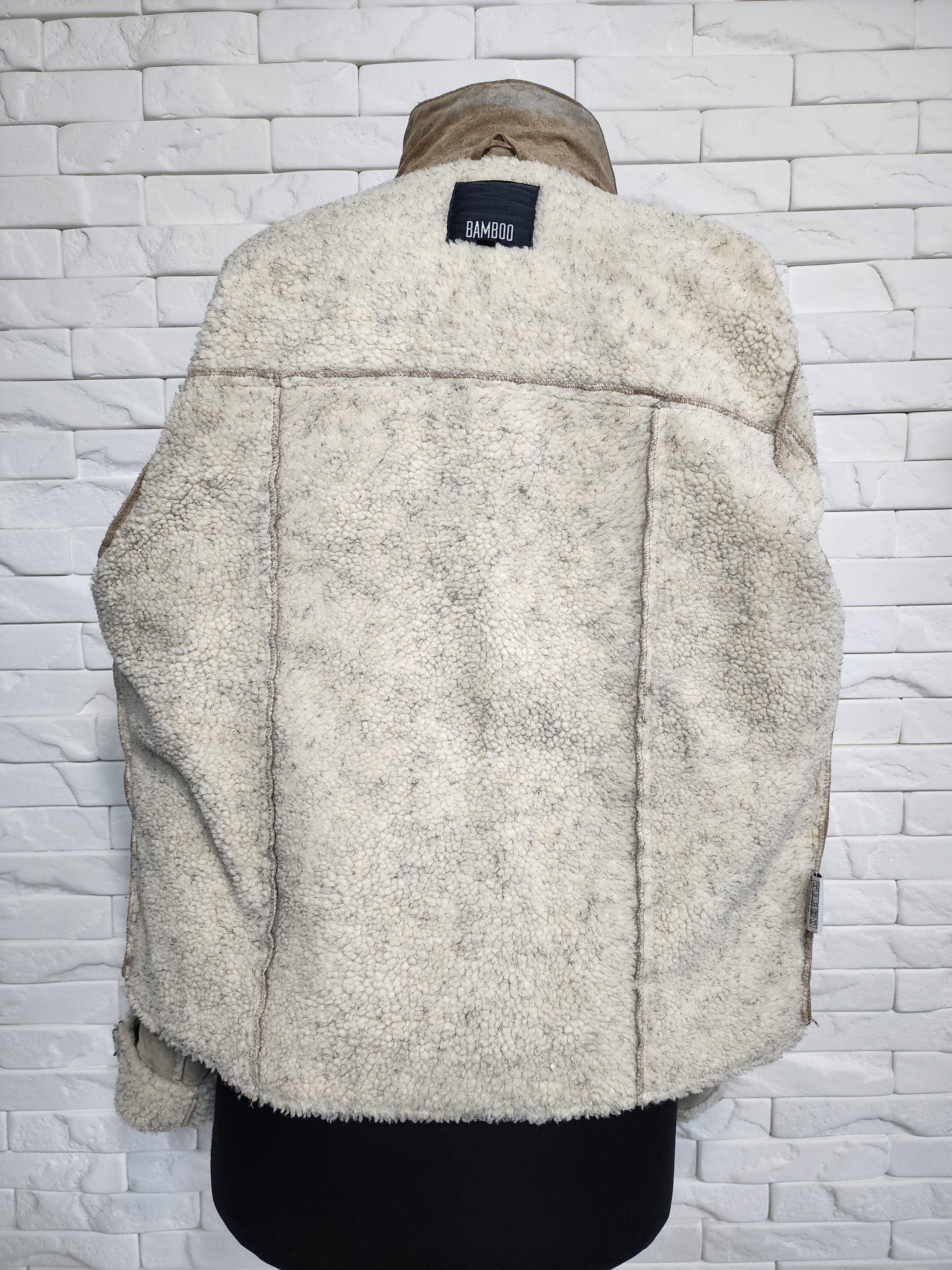 Other Men's Suede Style Jacket: Faux Fur Insulation, Metal Zipper Size US L / EU 52-54 / 3 - 7 Thumbnail