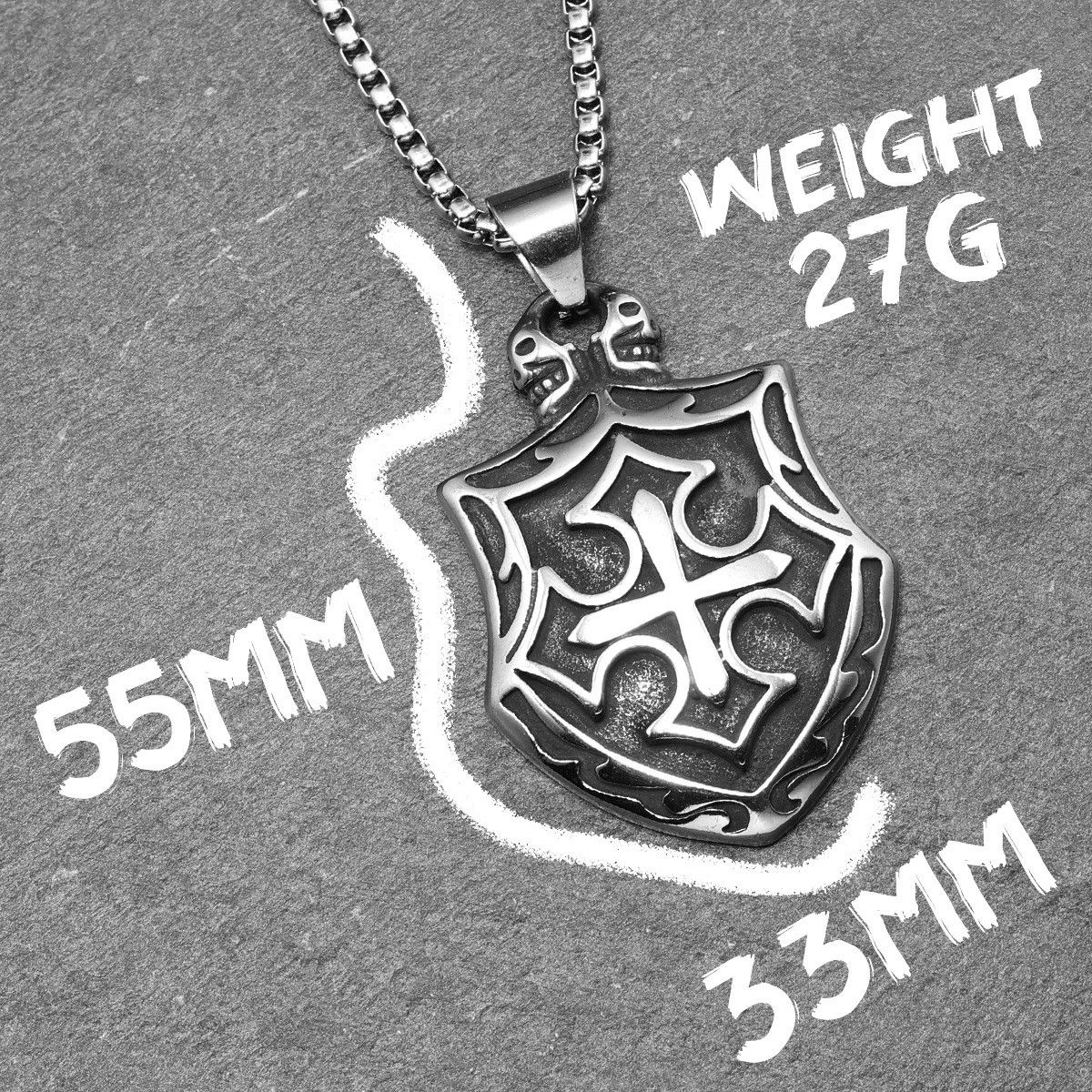 Other Cross Shield Pendant Accessories Necklace Gifts Size ONE SIZE - 6 Thumbnail