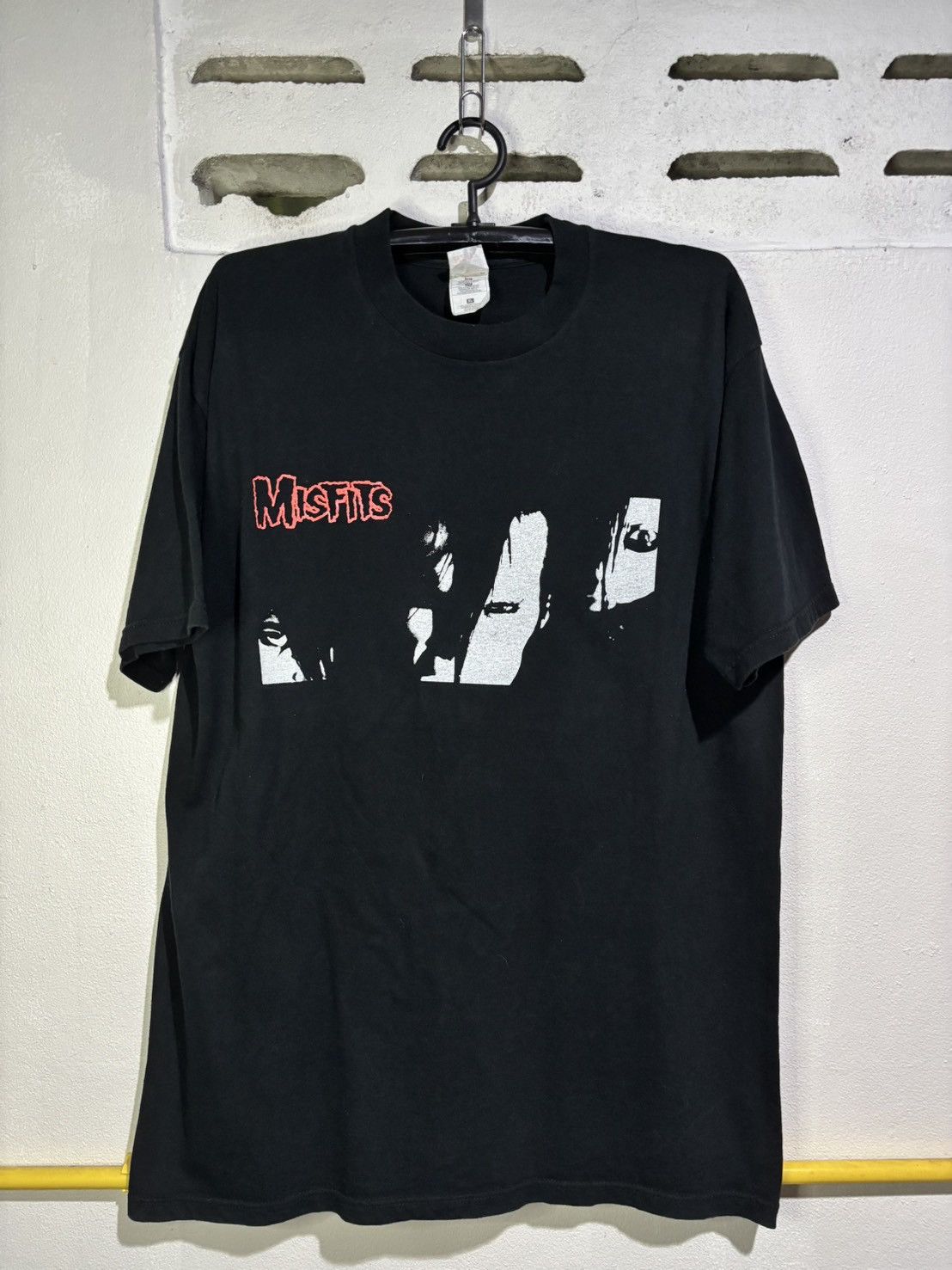 Misfits Band T-shirt, Men's M size cotton black type Vintage Second Hand main image 1