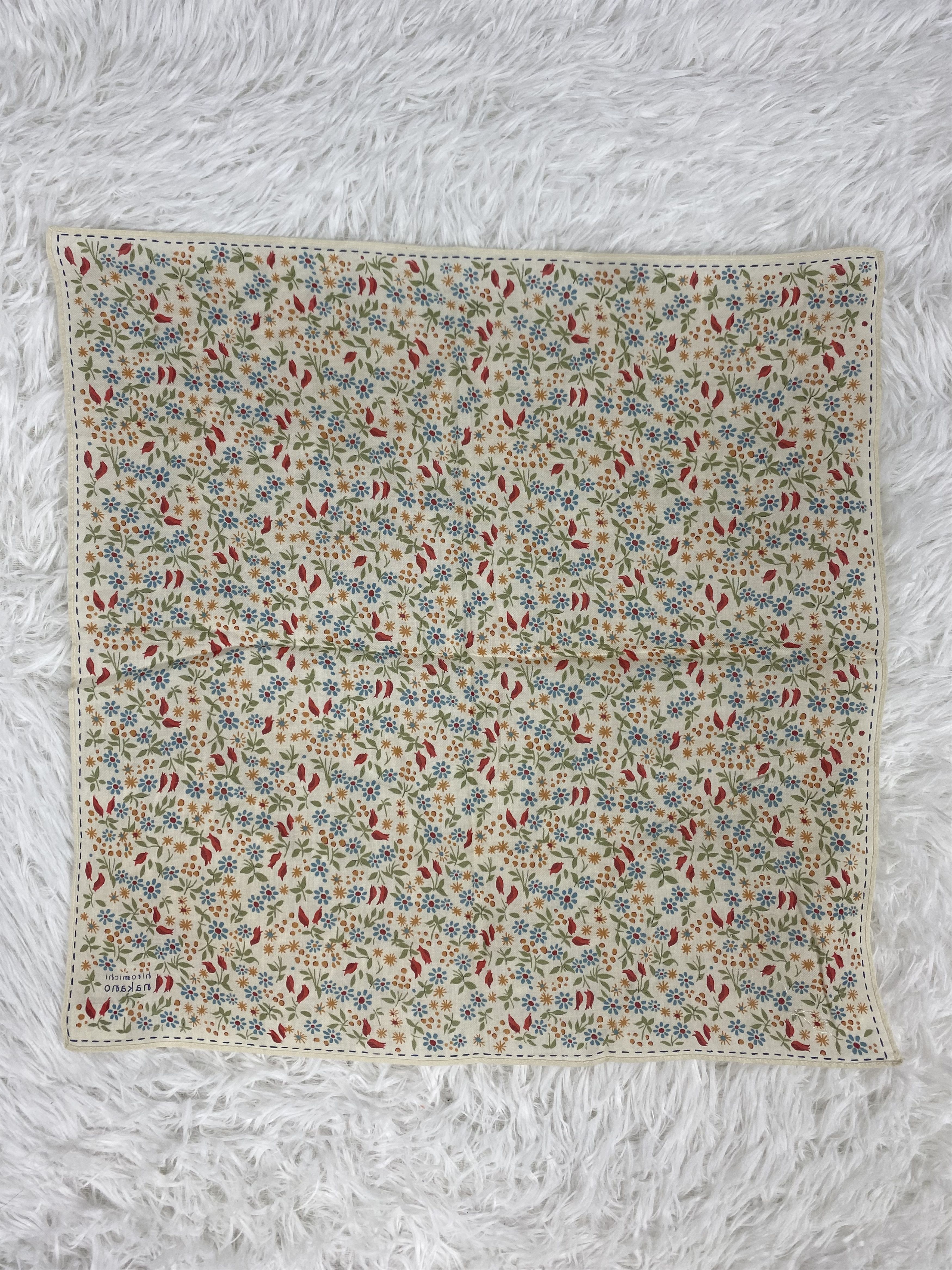 Japanese Brand × Vintage Vintage Hiromichi Nakano Handkerchief Neckerchief PH0953 Size ONE SIZE - 4 Thumbnail