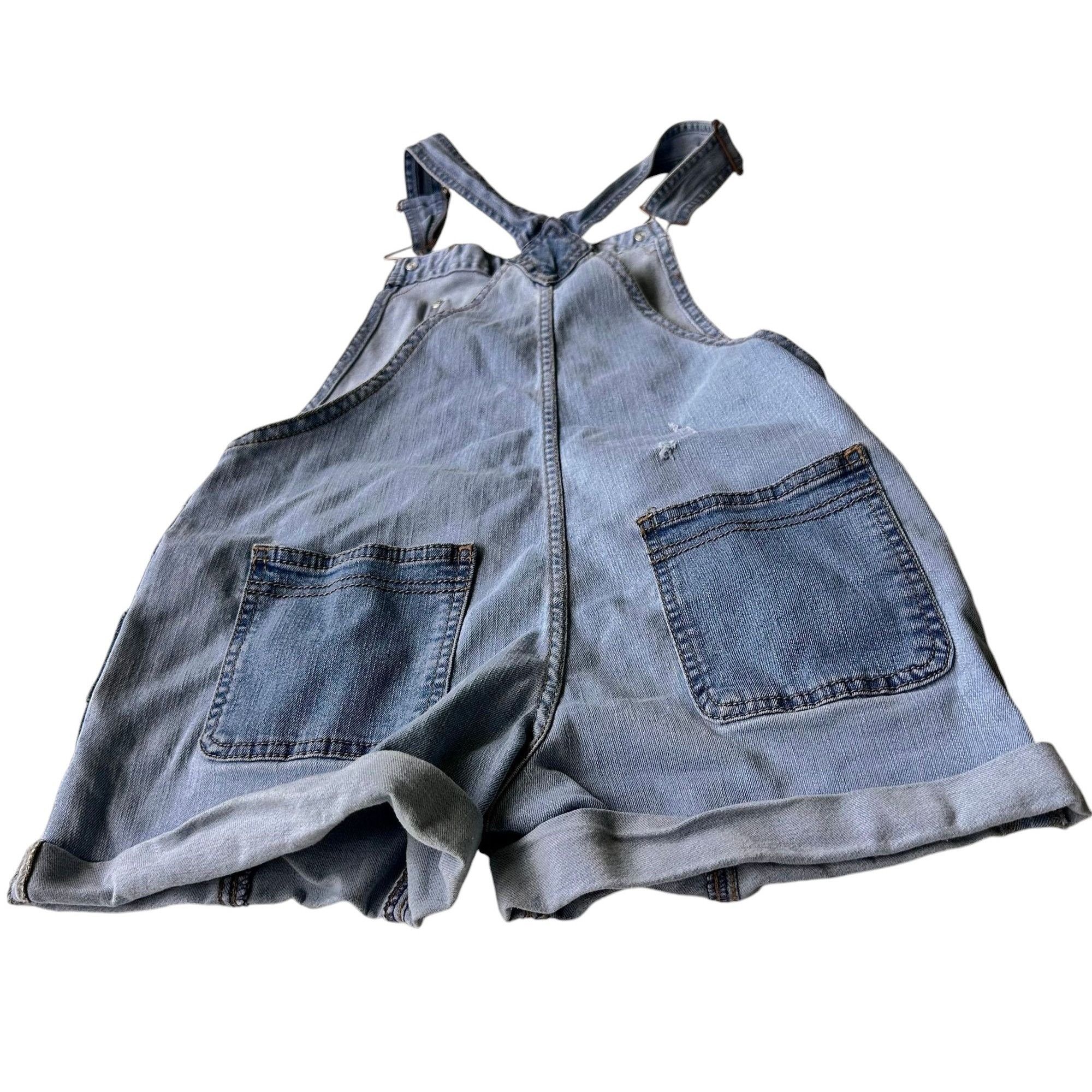 Jordache Jordache Denim Shortalls Bib Overalls Girls Large Distr Size 29" - 8 Thumbnail