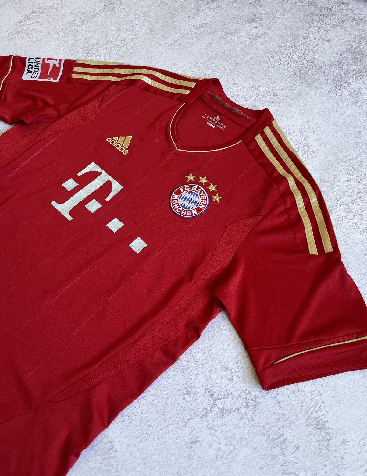 Adidas Adidas Bayern Munich 2012/2013 Home Soccer Jersey #25 Müller Size US M / EU 48-50 / 2 - 2 Thumbnail
