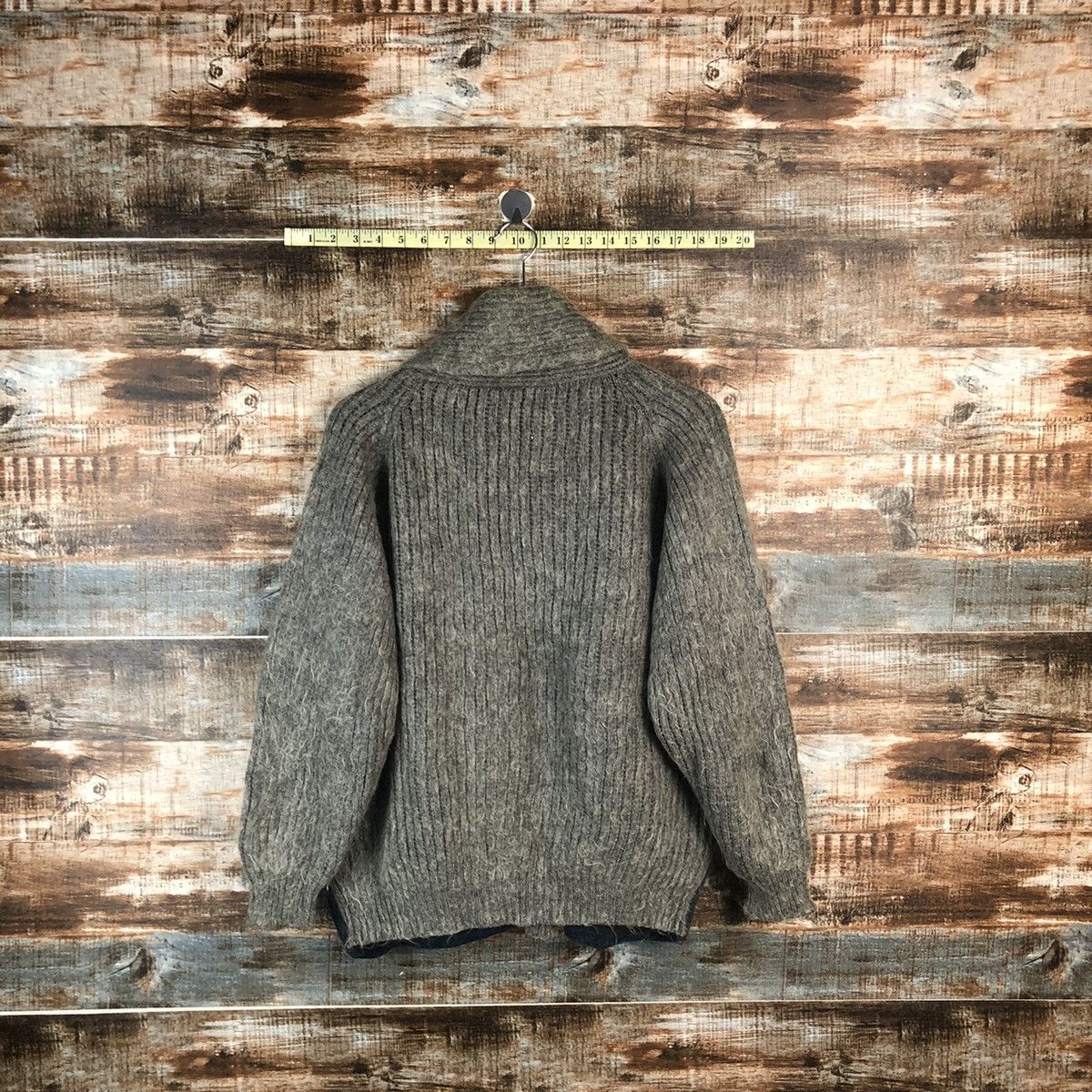 Homespun Knitwear Japanese Brand Grey Cardigan Knitwear #A2007 Size US L / EU 52-54 / 3 - 10 Thumbnail