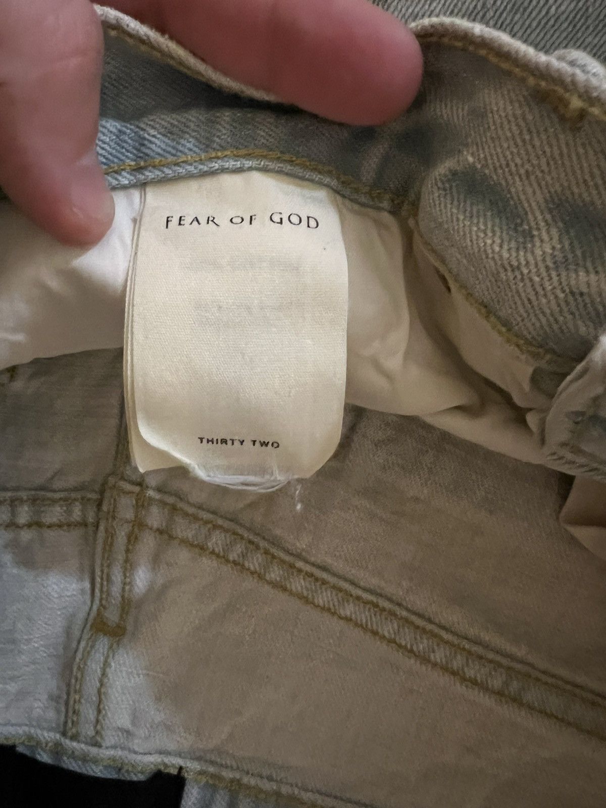 Fear of God Fear of God Blue Distressed Zipped Hem Slim Fit size 32 Size US 32 / EU 48 - 6 Thumbnail