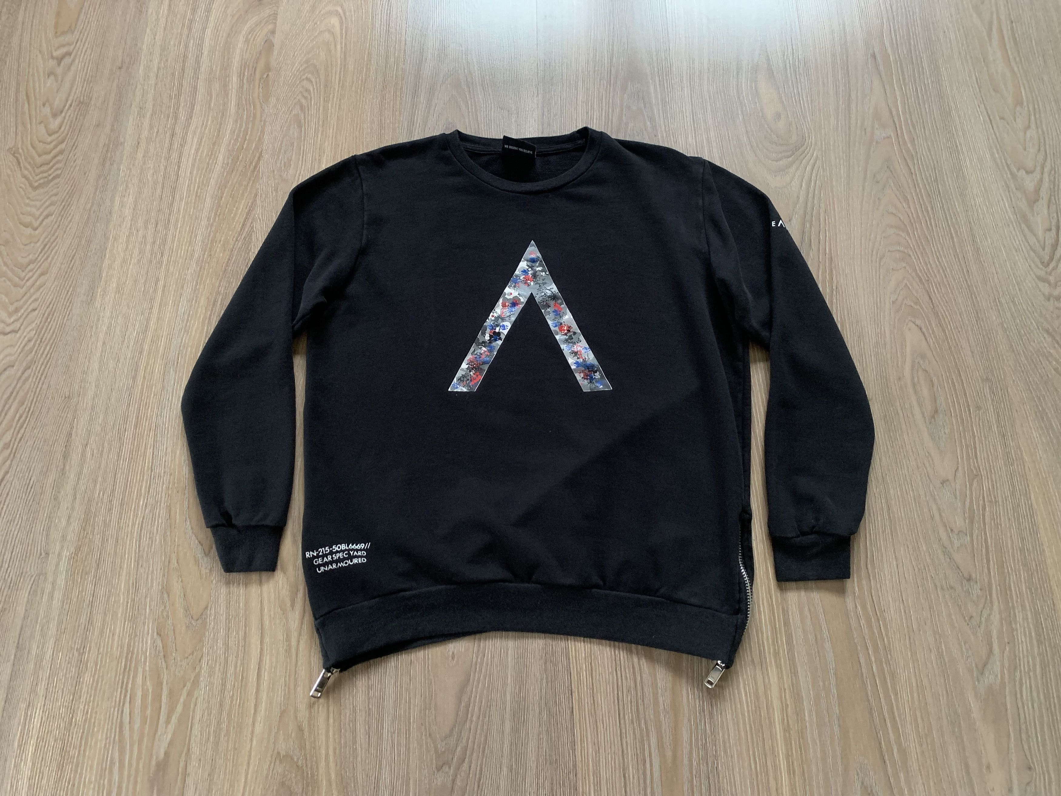 Vision Streetwear Stealth Black Cotton Sweatshirt Size US L / EU 52-54 / 3 - 1 Thumbnail