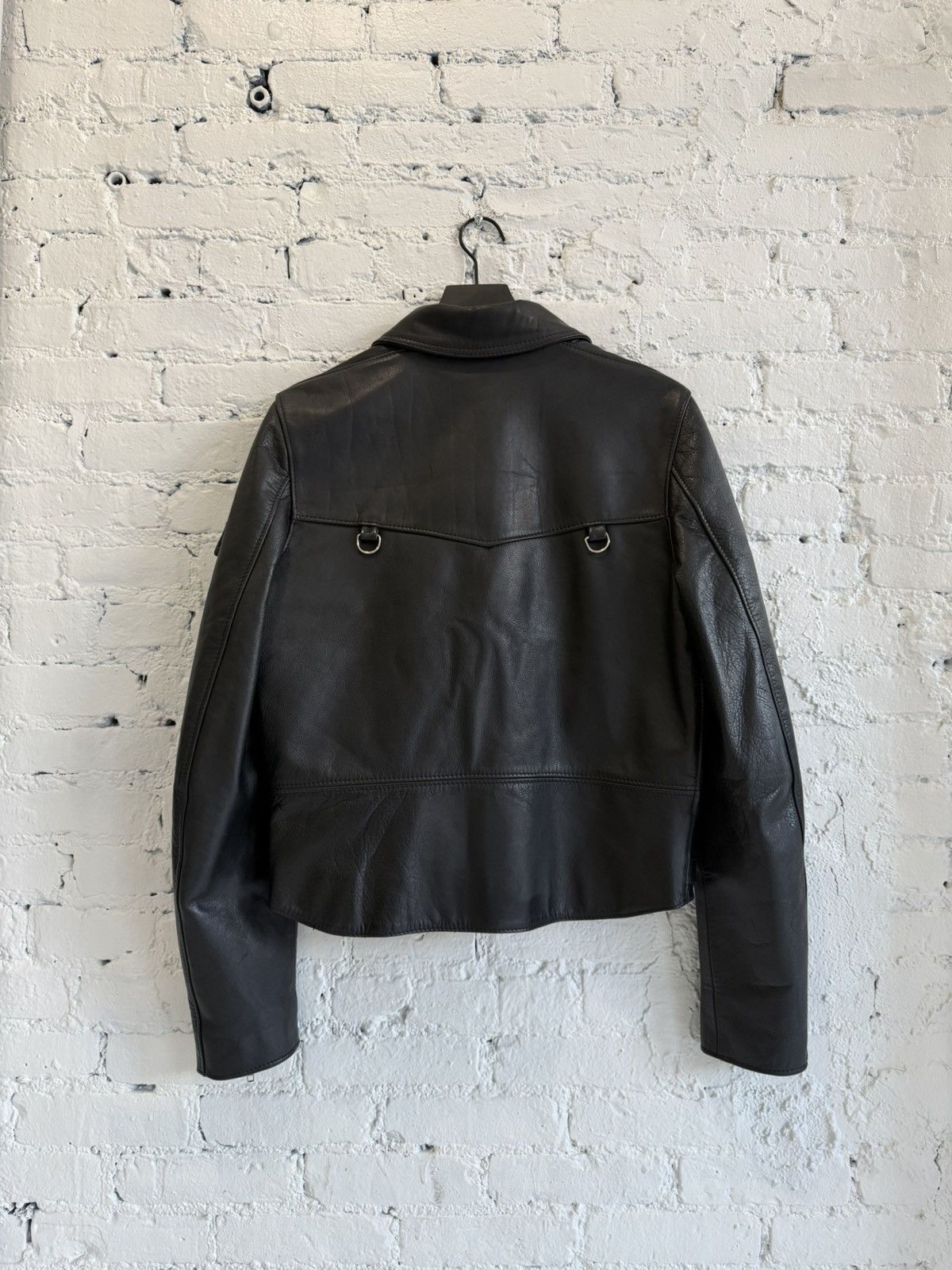 Raf Simons A/W 1998-99 RAF SIMONS ‘JOY DIVISION BLANK’ LEATHER JACKET Size US L / EU 52-54 / 3 - 3 Thumbnail