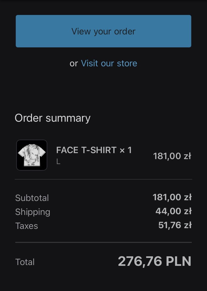 Other Nettspend Face T-Shirt Size US L / EU 52-54 / 3 - 4 Thumbnail