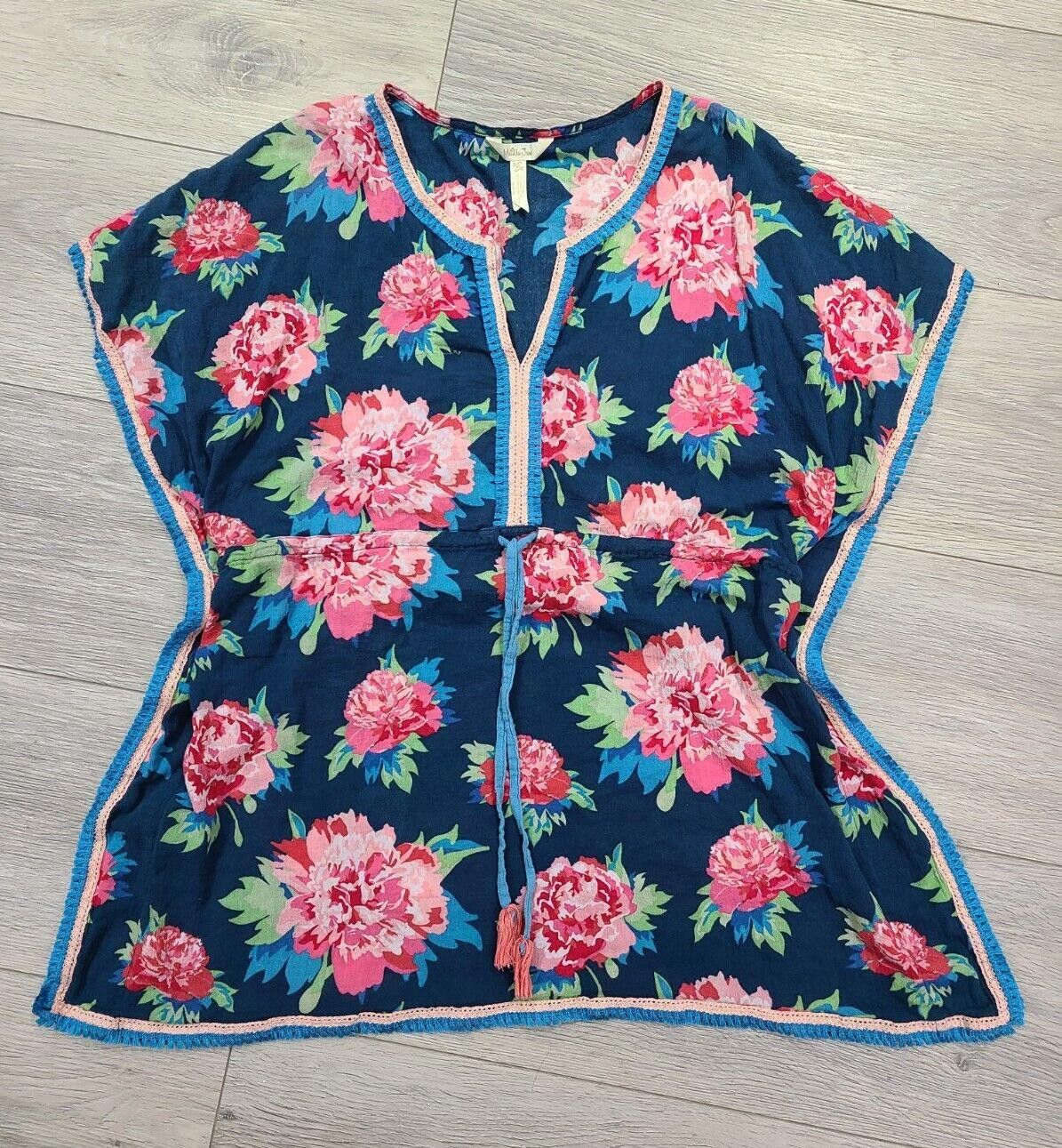 Designer Matilda Jane Tunic Top Medium Swim Cover Up Boho Floral Size M / US 6-8 / IT 42-44 - 1 Thumbnail