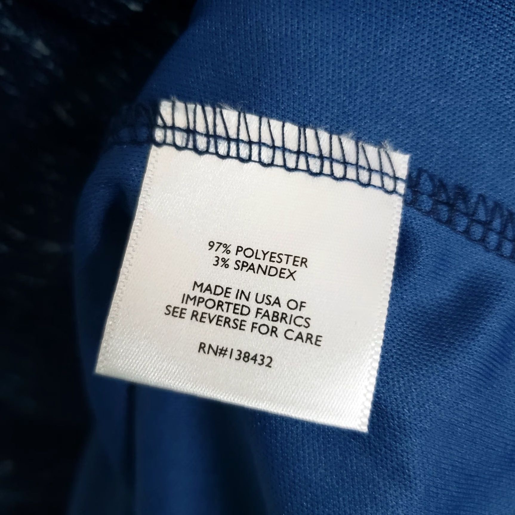 Vintage Fervour Dress Short Blue Faux Wrap 3/4 Sleeve V-Neck Womens Small, Pullover, Polyester Blend, Dress Length Short, Size S, Blue, Womens Size S / US 4 / IT 40 - 5 Thumbnail