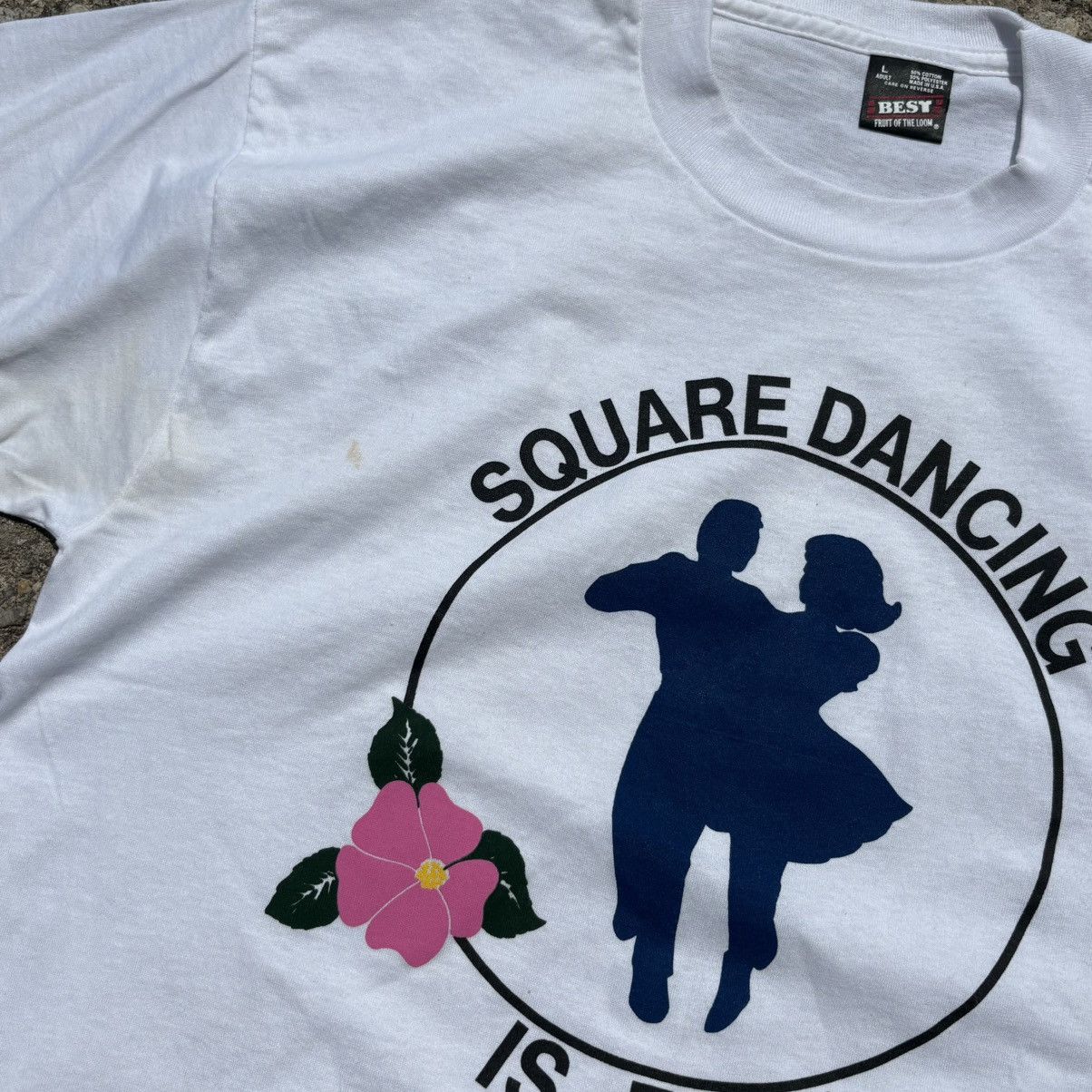 Vintage Western cowboy square dancing single stitch t-shirt Size US L / EU 52-54 / 3 - 3 Thumbnail