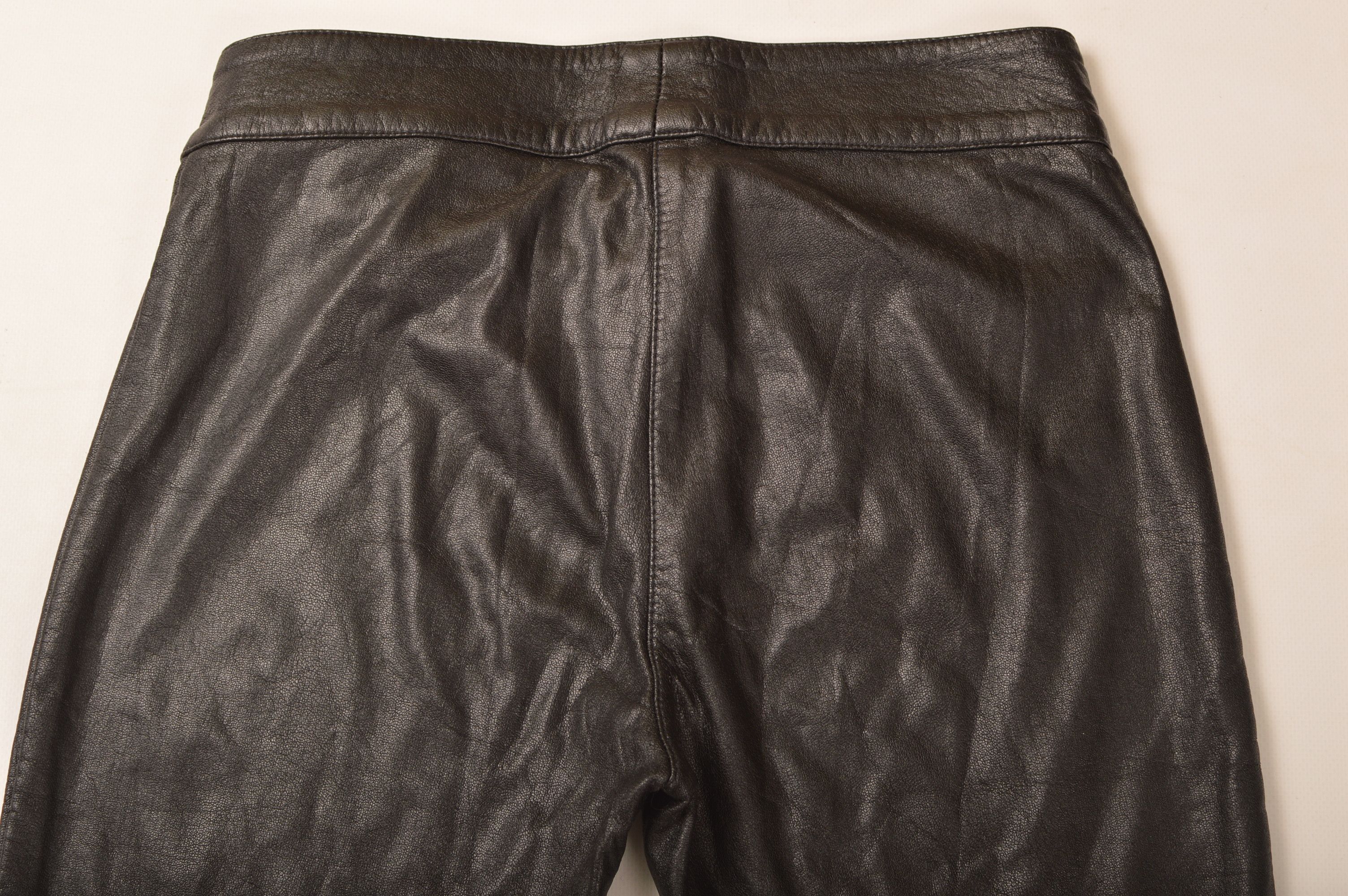Miss Sixty Miss Sixty Roxy Vintage Y2K Faux Leather Flare Pants Size 27" / US 4 / IT 40 - 8 Thumbnail