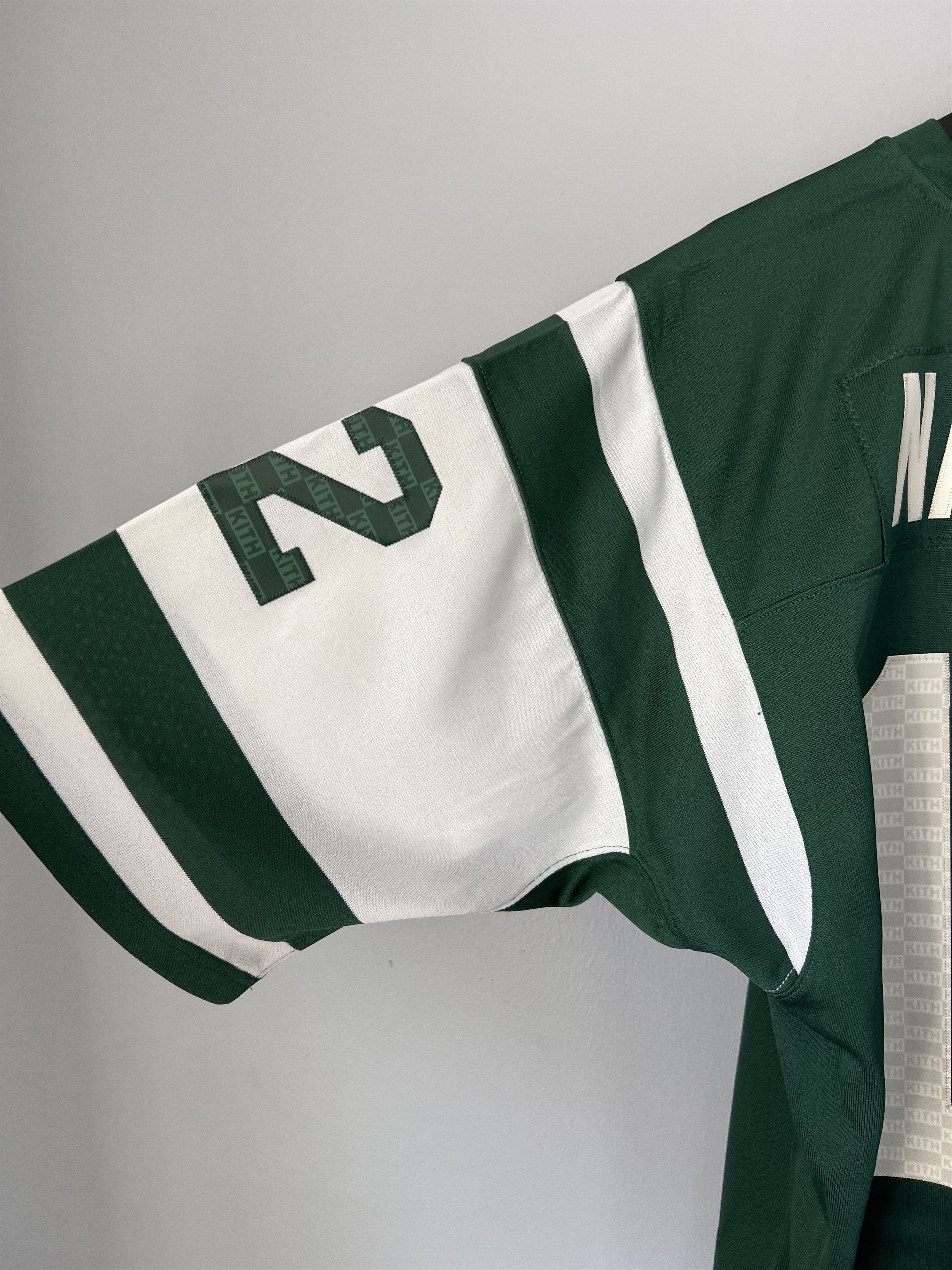 Kith × Mitchell & Ness Kith Mitchell & Ness NFL Joe Namath New York Jets Jersey Size US XL / EU 56 / 4 - 8 Thumbnail