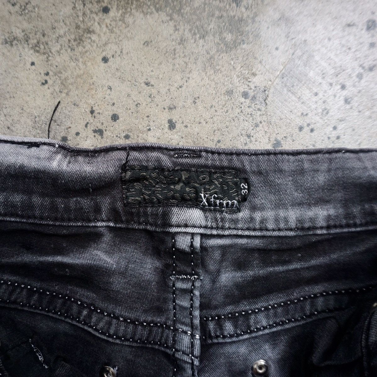 If Six Was Nine × Japanese Brand × Le Grande Bleu (L.G.B.) Xfrm acid wash shadow Jeans Size US 32 / EU 48 - 7 Thumbnail