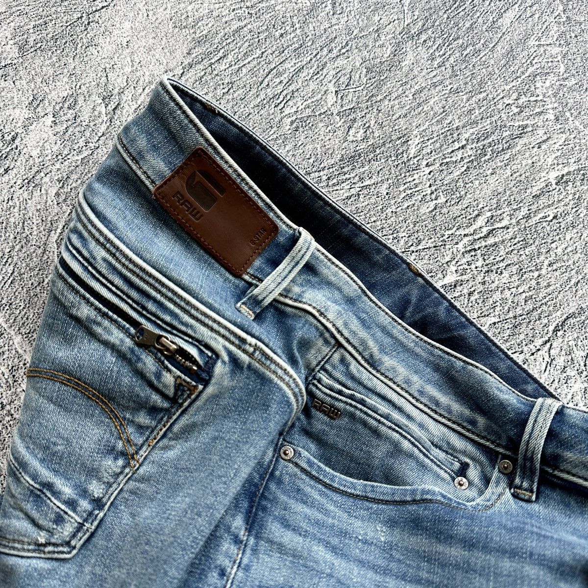 G-Star Women’s Jeans G-Star Raw Midge Zip Mid Skinny Blue Stretch Size 32" / US 10 / IT 46 - 14 Thumbnail