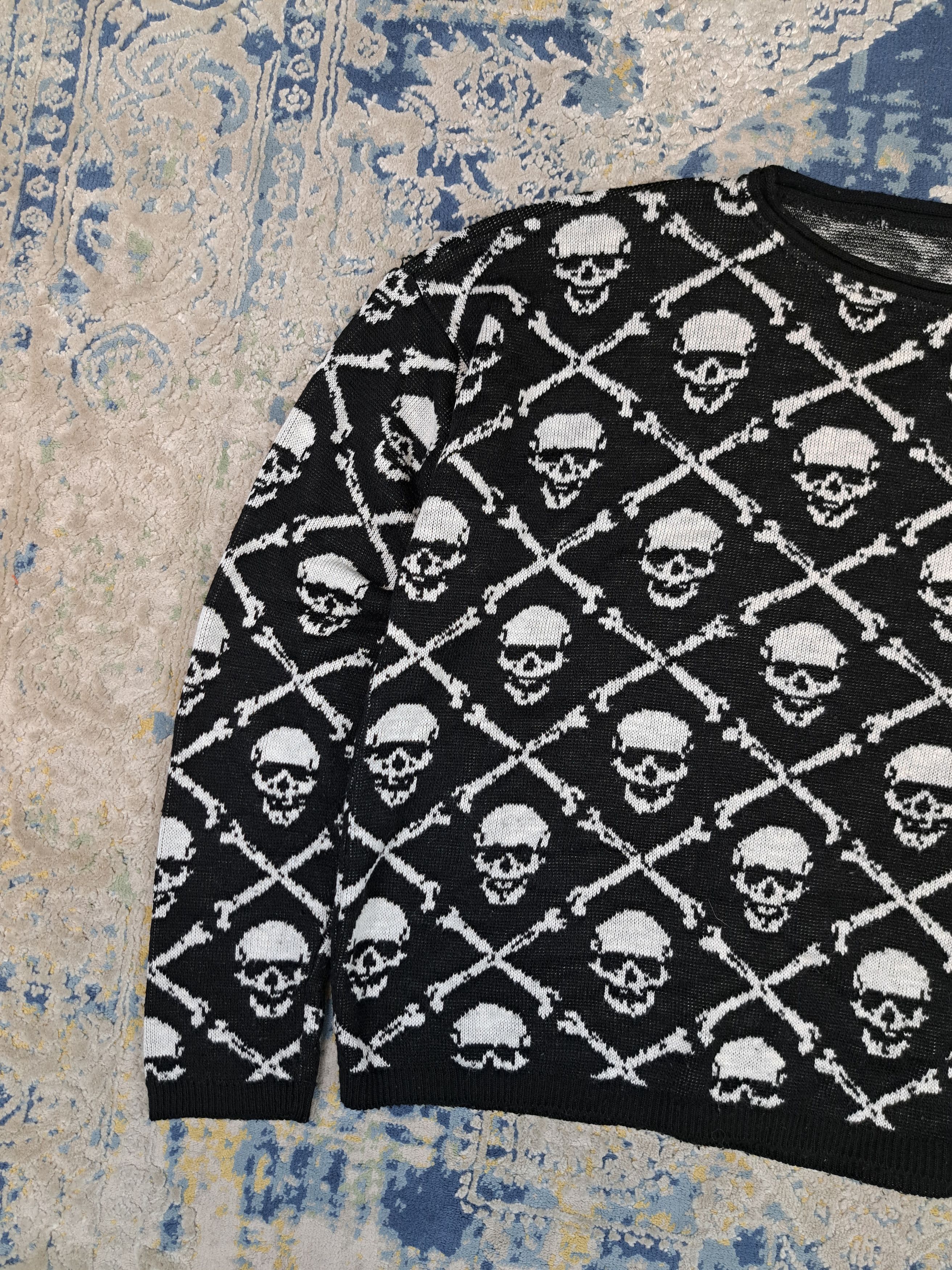 Ralph Lauren Very Rare Ralph Lauren US Made Skull Fullprint Knit Archive Size US M / EU 48-50 / 2 - 3 Thumbnail