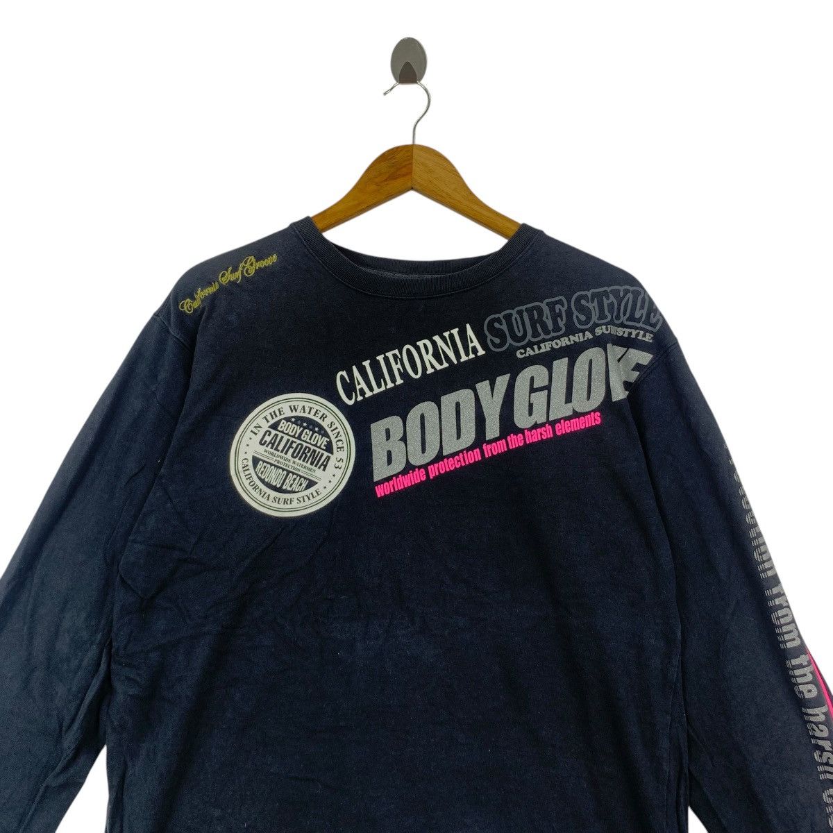 Body Glove Vintage BODY GLOVE California Surf Groove Redondo Tee Shirt Size US L / EU 52-54 / 3 - 2 Thumbnail