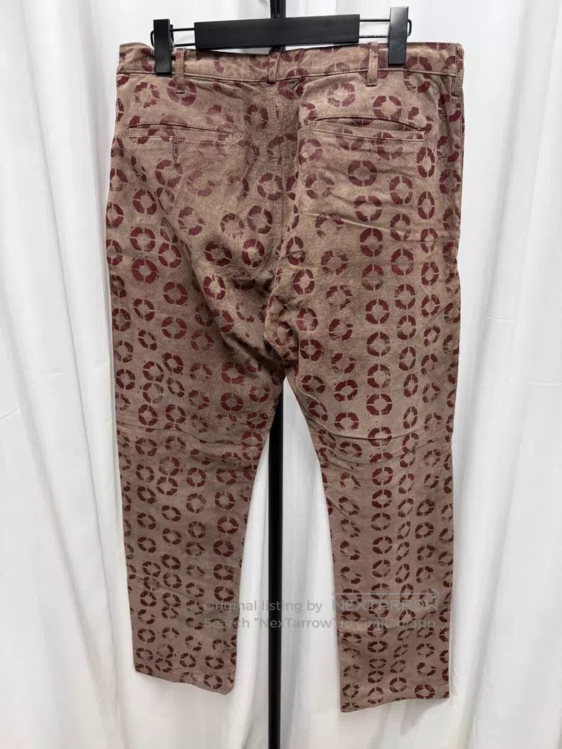 Comme des Garcons Comme des Garcons size L Suede Lip Print Pants Size US 27 - 6 Thumbnail