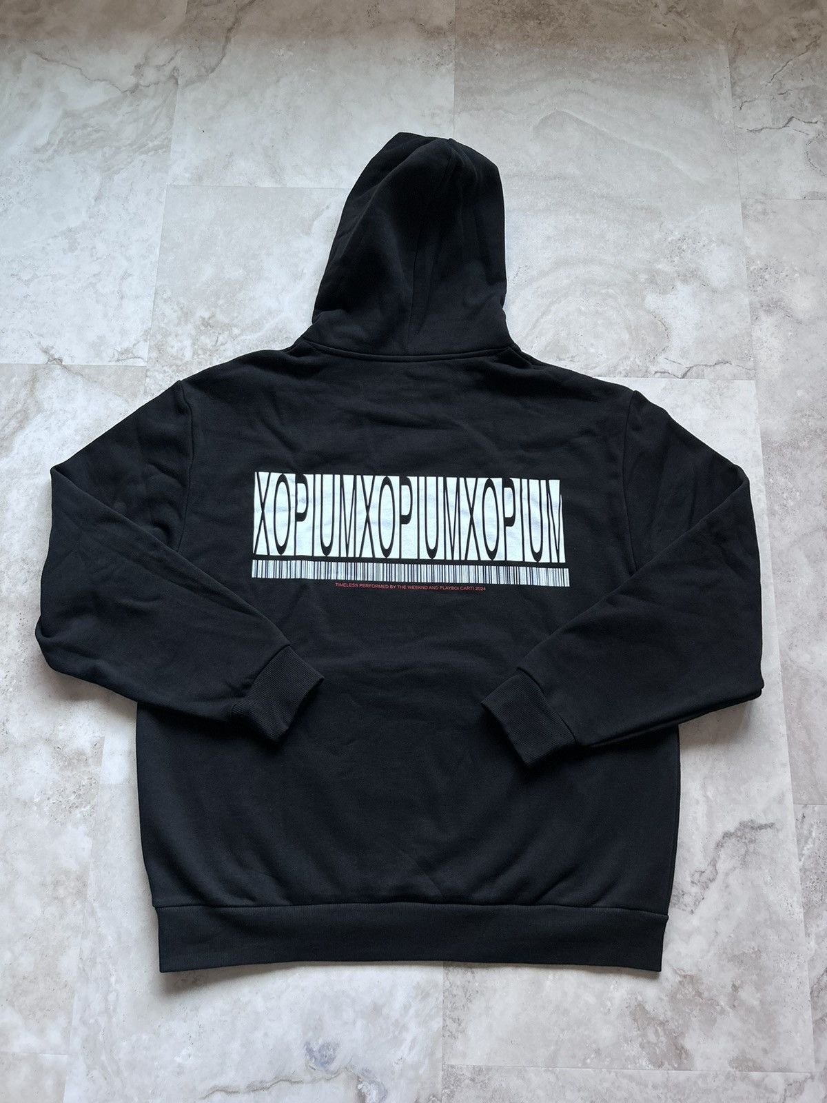 Playboi Carti x The Weeknd Opium XO Hoodie Black Size L