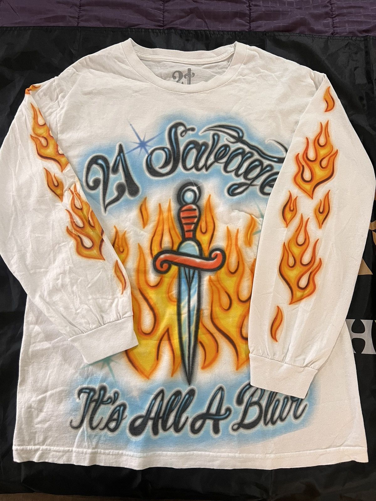 21 Savage × Drake 21 Savage It’s All a Blur Tour XL Long Sleeve Size US XL / EU 56 / 4 - 1 Thumbnail