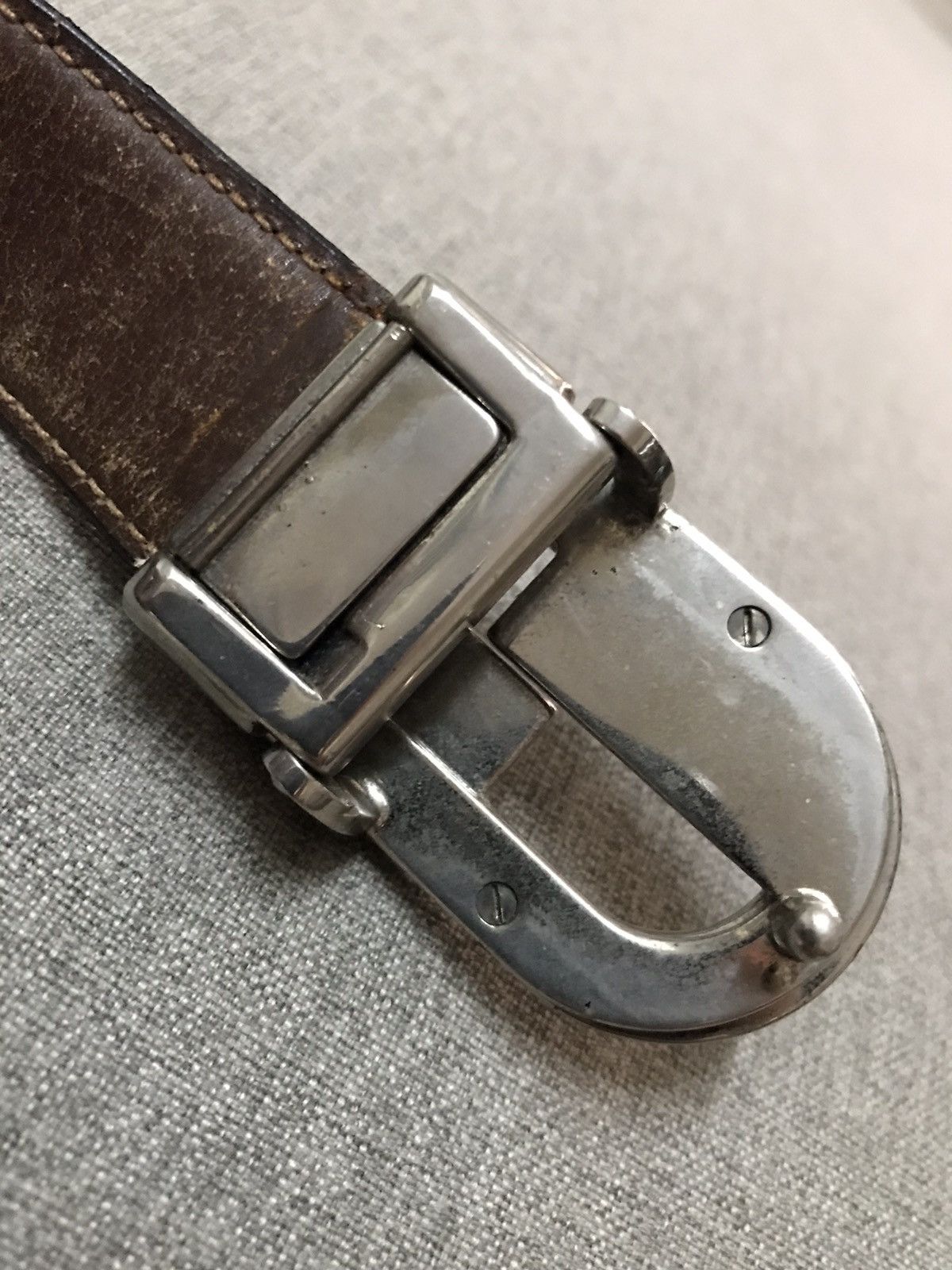 Gucci Vintage Gucci Rectangle GG Belt Size ONE SIZE - 4 Thumbnail