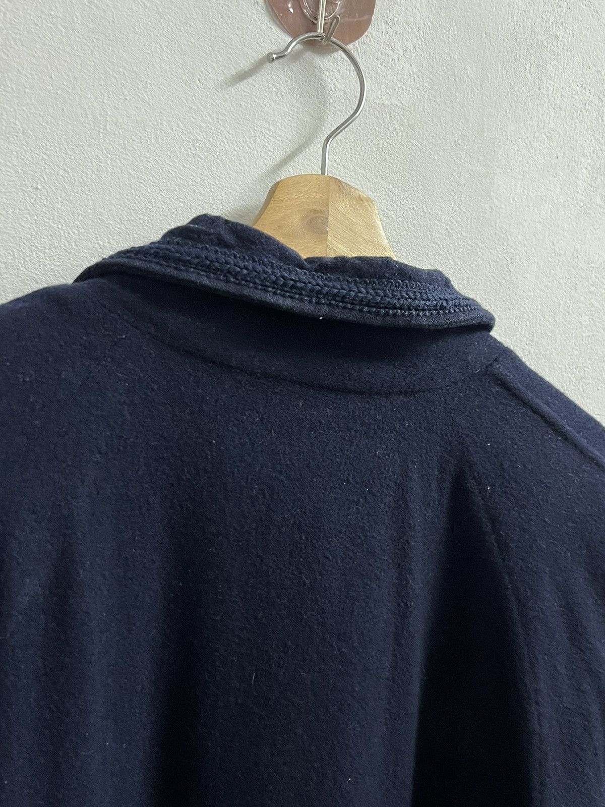 Burberry Nova Check blue navy Wool Long Jacket