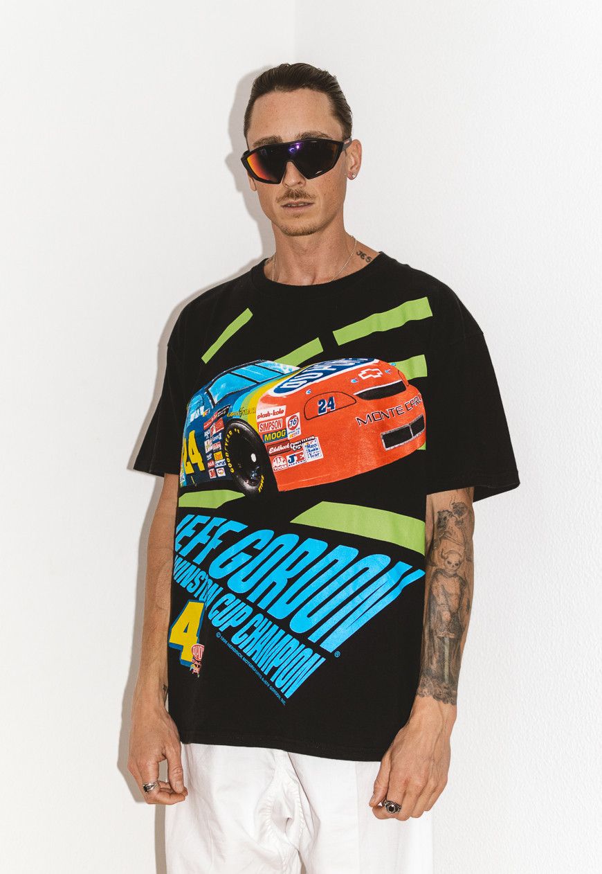 Rap Tees × Vintage 90s Jeff Gordon Nutmeg Racing Graphic Shirt - Racing Tee Size US XXL / EU 58 / 5 - 3 Thumbnail