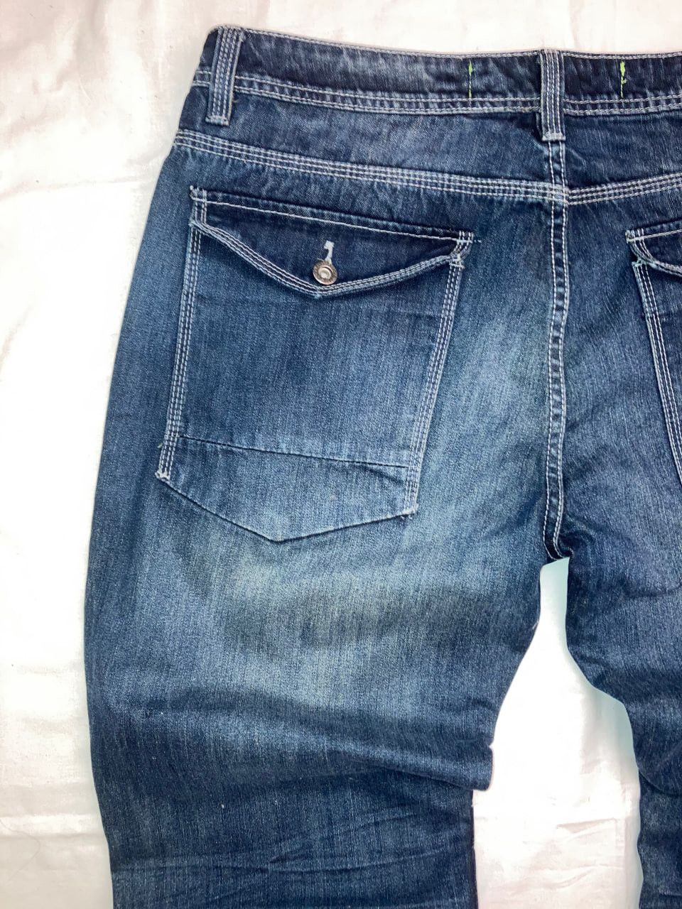 Other VINTAGE JAPANESE JEANS DENIM PANTS Y2K WORKWEAR Y2K RAP SKAT Size US 36 / EU 52 - 3 Thumbnail