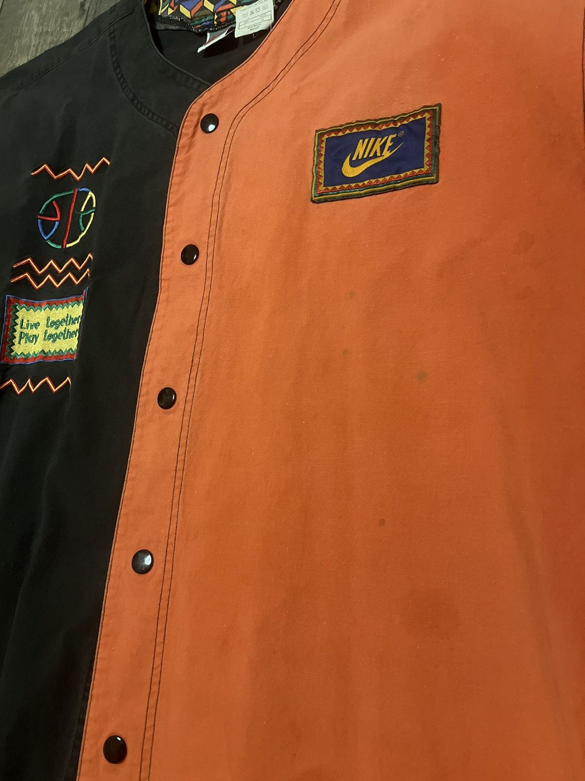 Vintage Vintage Nike Urban Jungle Spike Lee Baseball Jersey size L Size US L / EU 52-54 / 3 - 8 Thumbnail