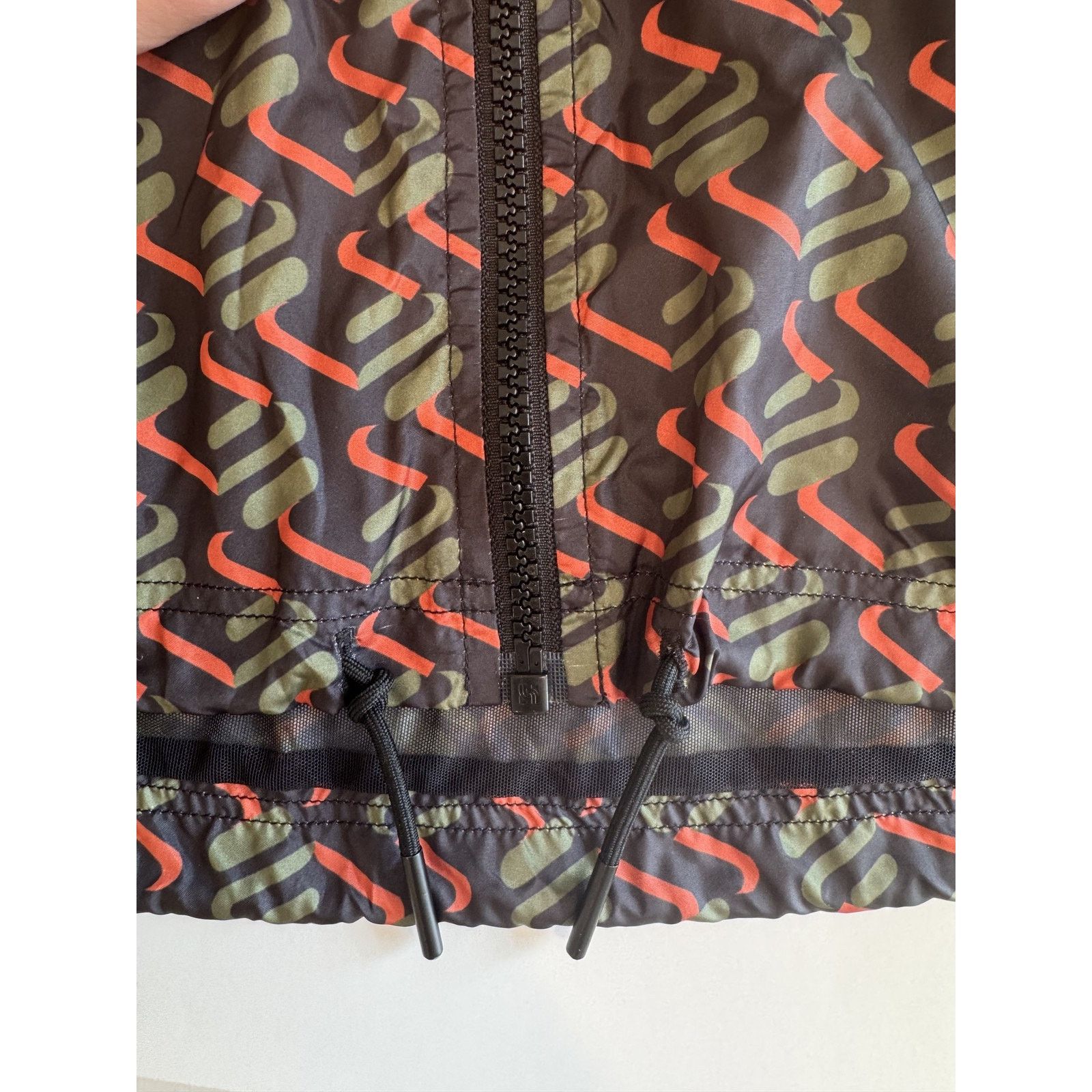 Alo Noli Womens XS Black Red Olive Hooded Windbreaker Full Zip Size XS / US 0-2 / IT 36-38 - 5 Thumbnail