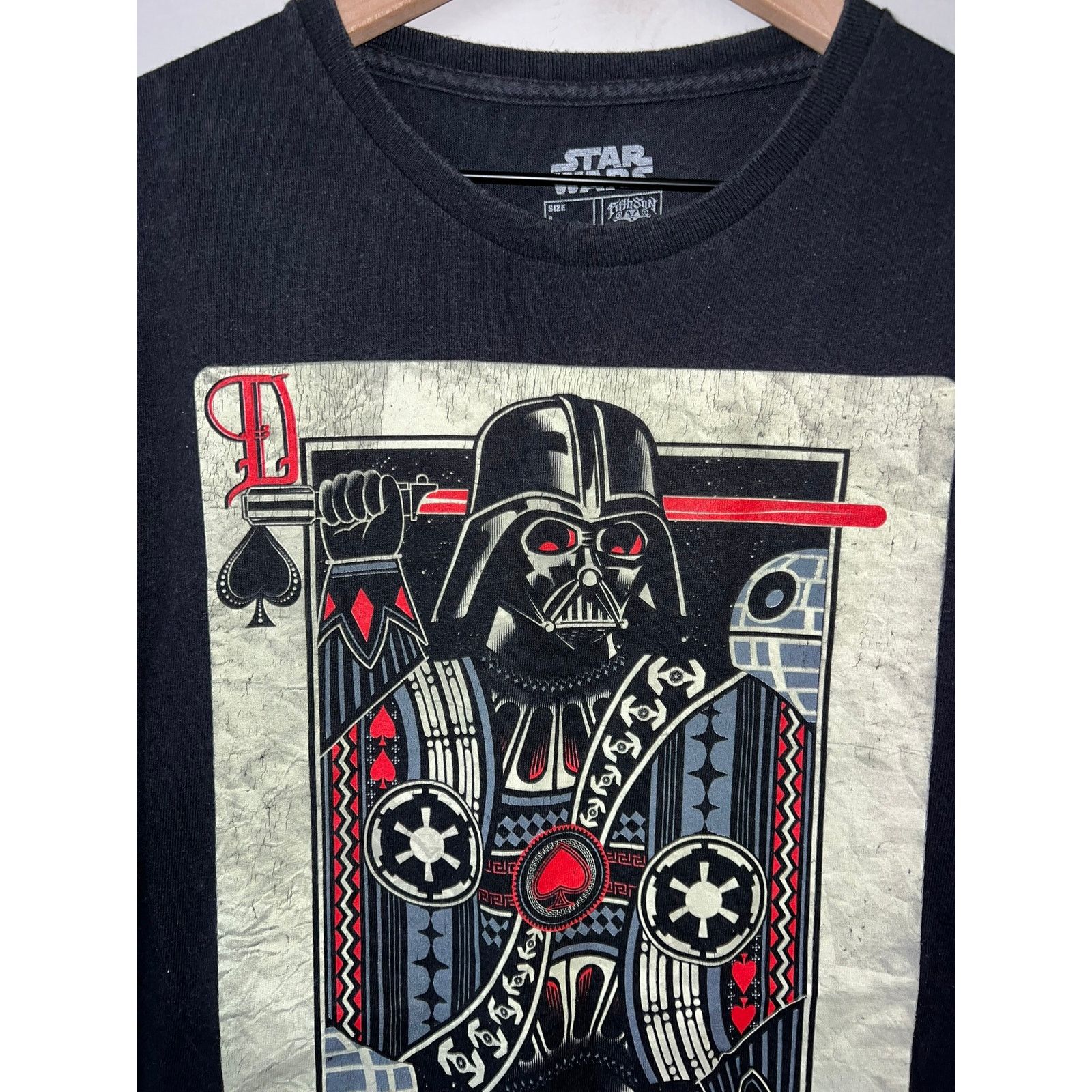 Star Wars Retro Star Wars Fifth Sun Darth Vader Player Card Shirt L Size US L / EU 52-54 / 3 - 2 Thumbnail