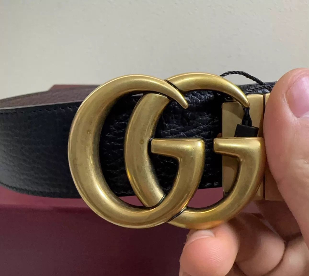 Gucci Gucci Double G 3.8cm black 85cm belt Size ONE SIZE - 5 Thumbnail
