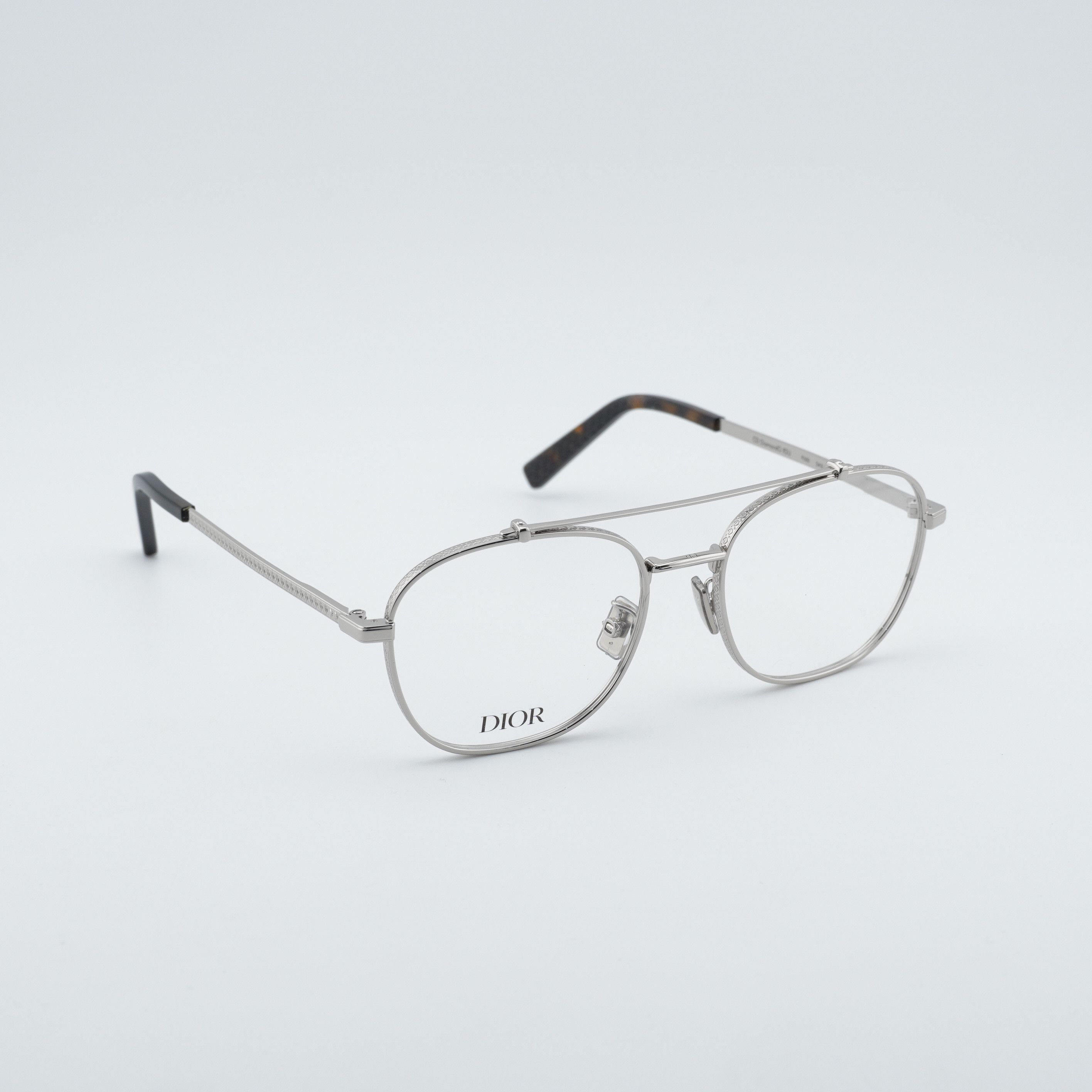 Dior Dior CD DIAMONDO R2U F200 Eyeglasses Silver 54mm Aviator Size ONE SIZE - 1 Thumbnail