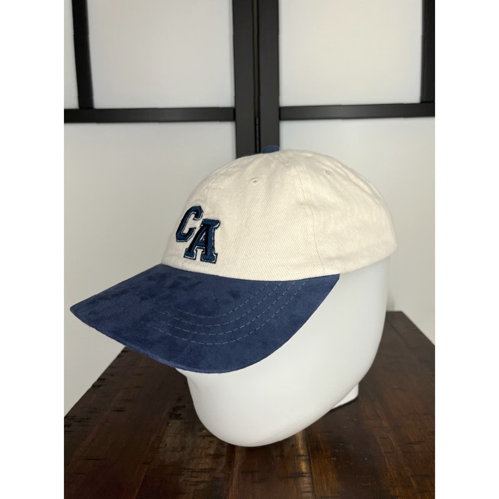 Vintage Rubi Hat California Strap Back Adult One Size Ivory Blue Polyester Skate Size ONE SIZE - 4 Thumbnail