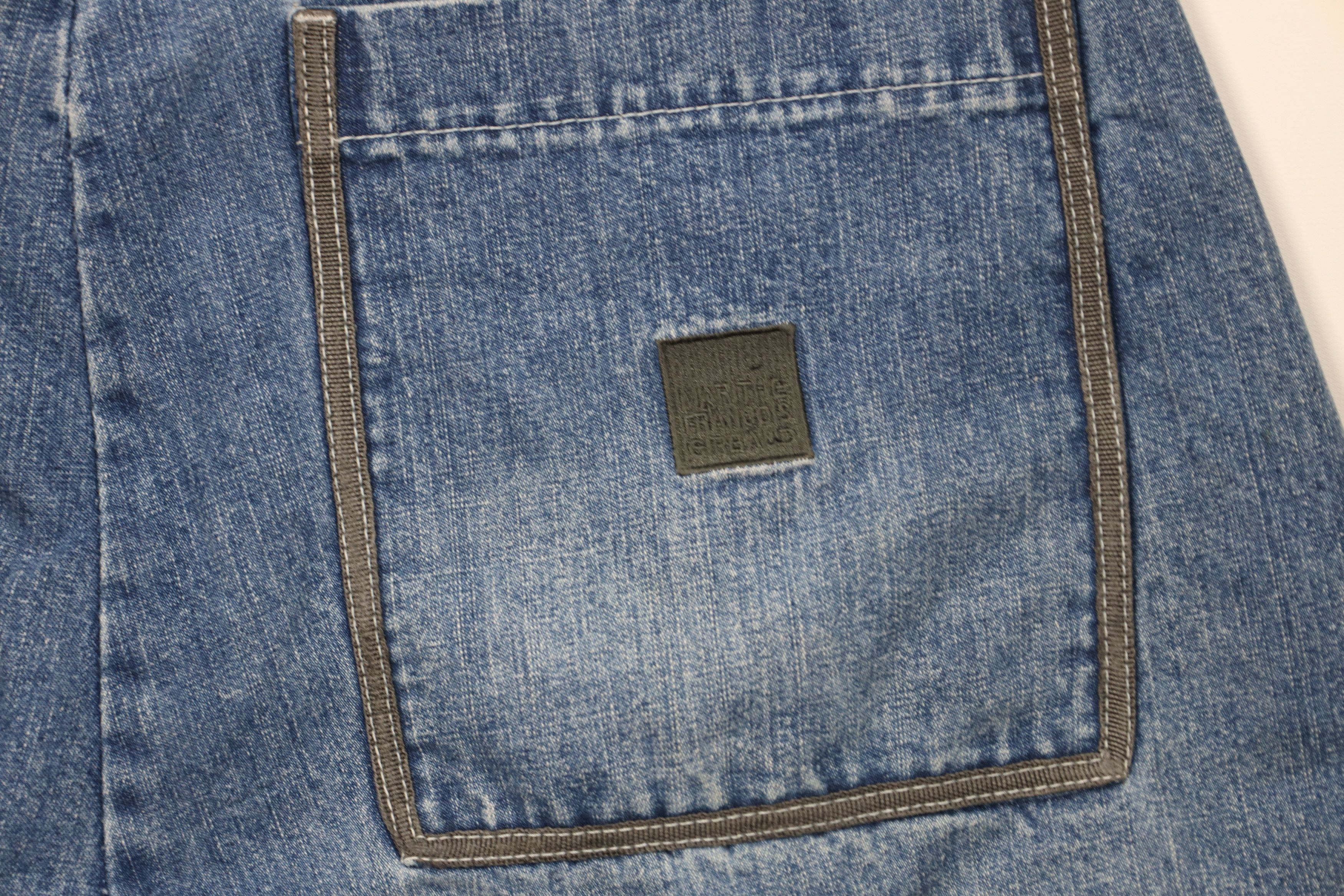 Marithe + Francois Girbaud Vintage 90s Marithe Francois Girbaud Denim Cargo Shorts Blue Size US 38 / EU 54 - 12 Thumbnail