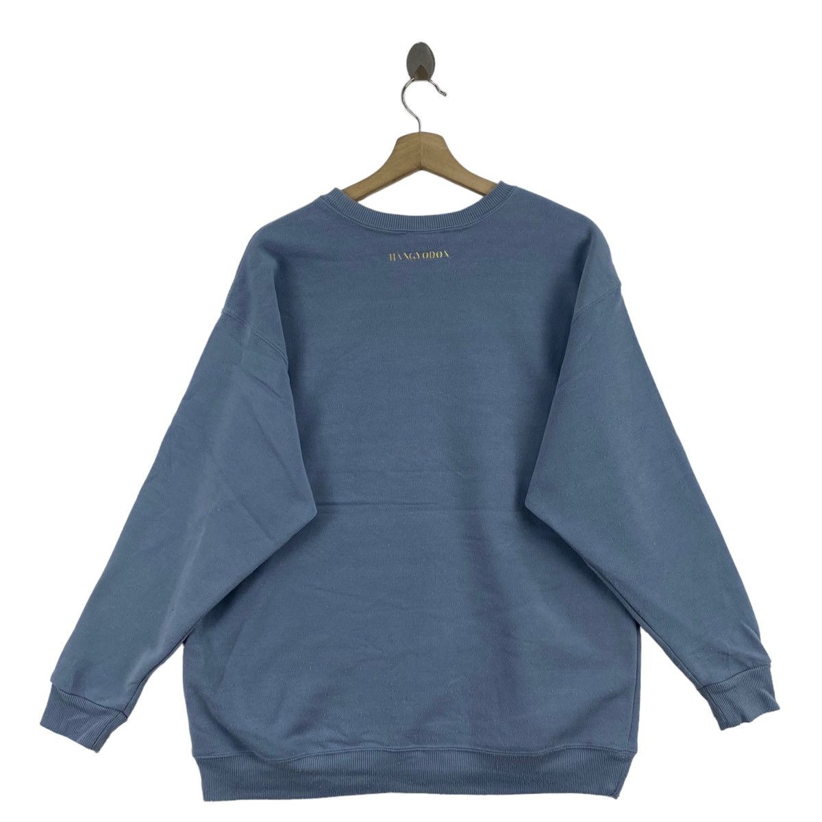 Japanese Brand HANGYODON Sanrio Character Print Anime Japan Blue Sweatshirt Size US L / EU 52-54 / 3 - 2 Thumbnail