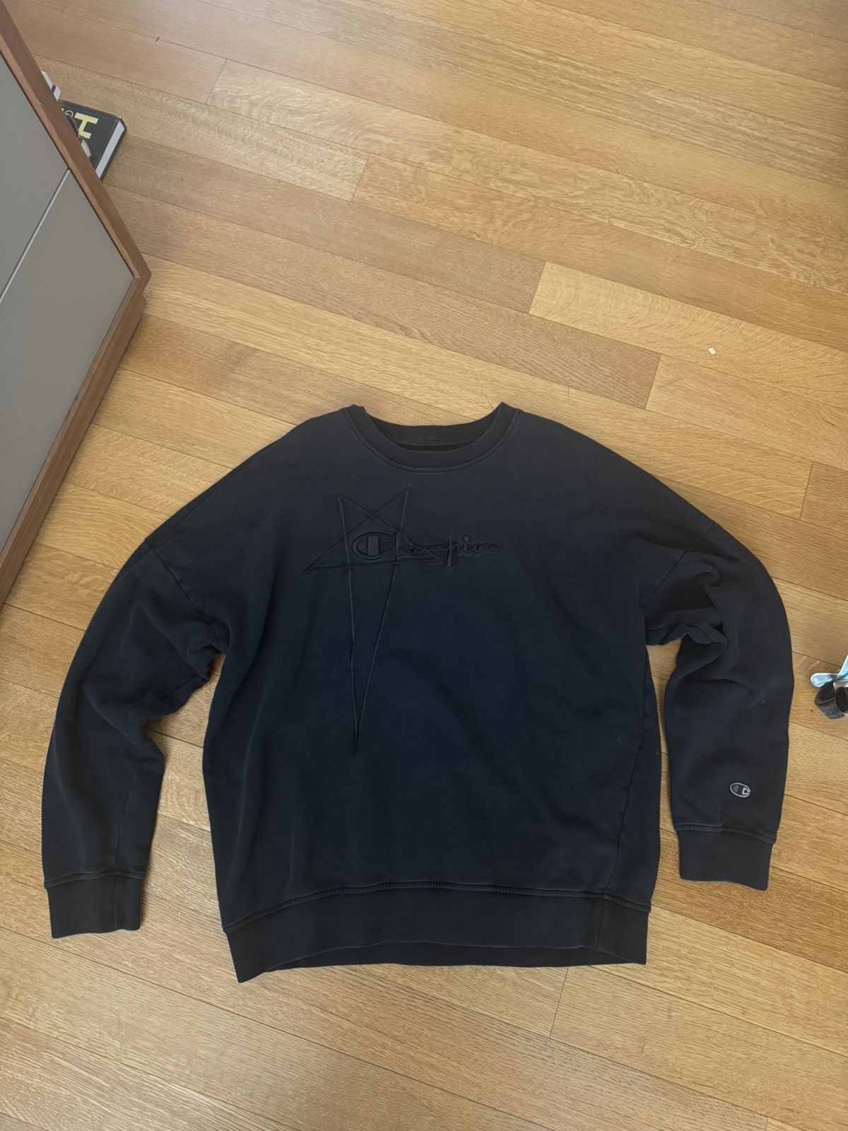 Rick Owens Champion X Rick Owens LogoSweatshirt Size US L / EU 52-54 / 3 - 1 Thumbnail