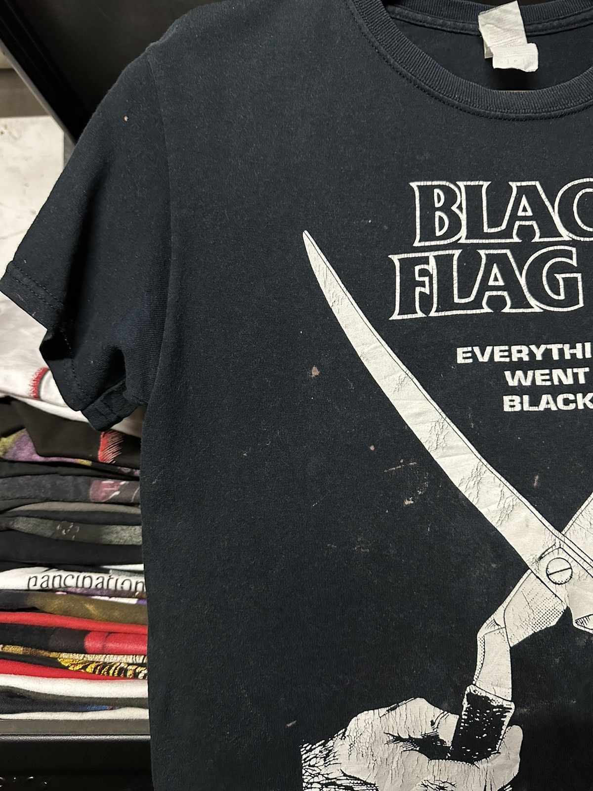Band Tees Vintage Black Flag Promo Distressed Tee Size US S / EU 44-46 / 1 - 7 Thumbnail