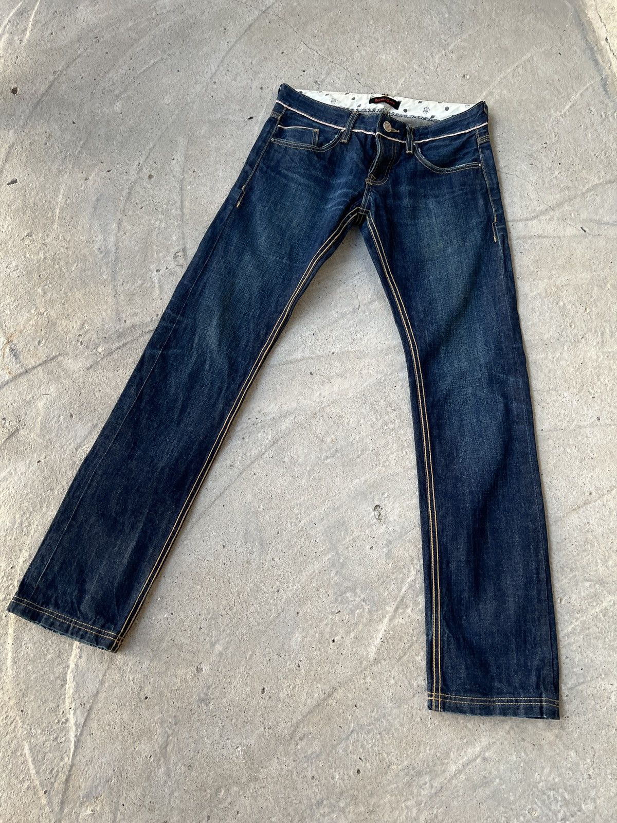 Japanese Brand DoubleBlack Luxury Garment Japanese Fabric Selvedge Jeans Size 32" / US 10 / IT 46 - 1 Thumbnail