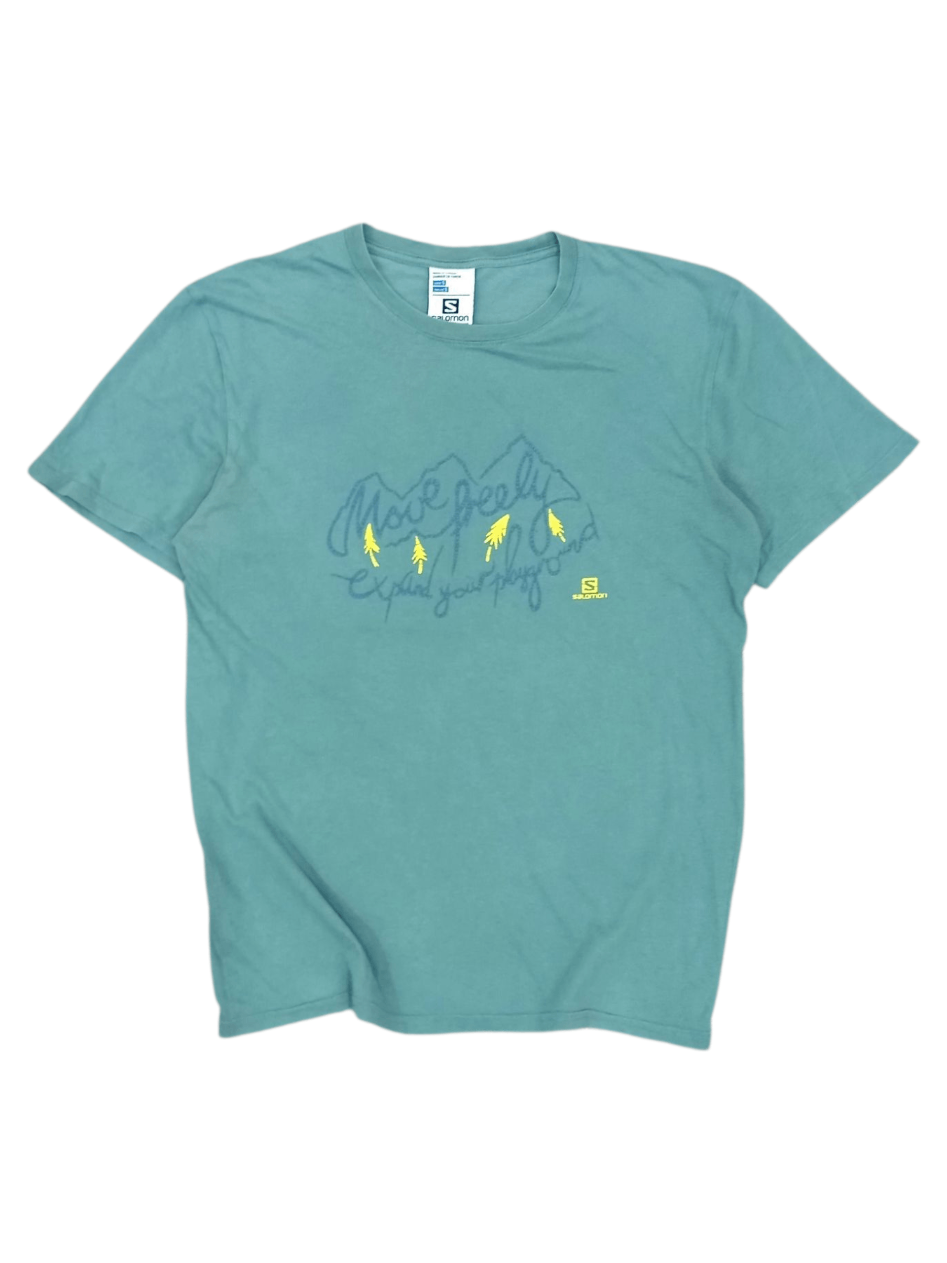 Salomon Vintage Salomon Mountain Graphic Tee Size US S / EU 44-46 / 1 - 1 Thumbnail
