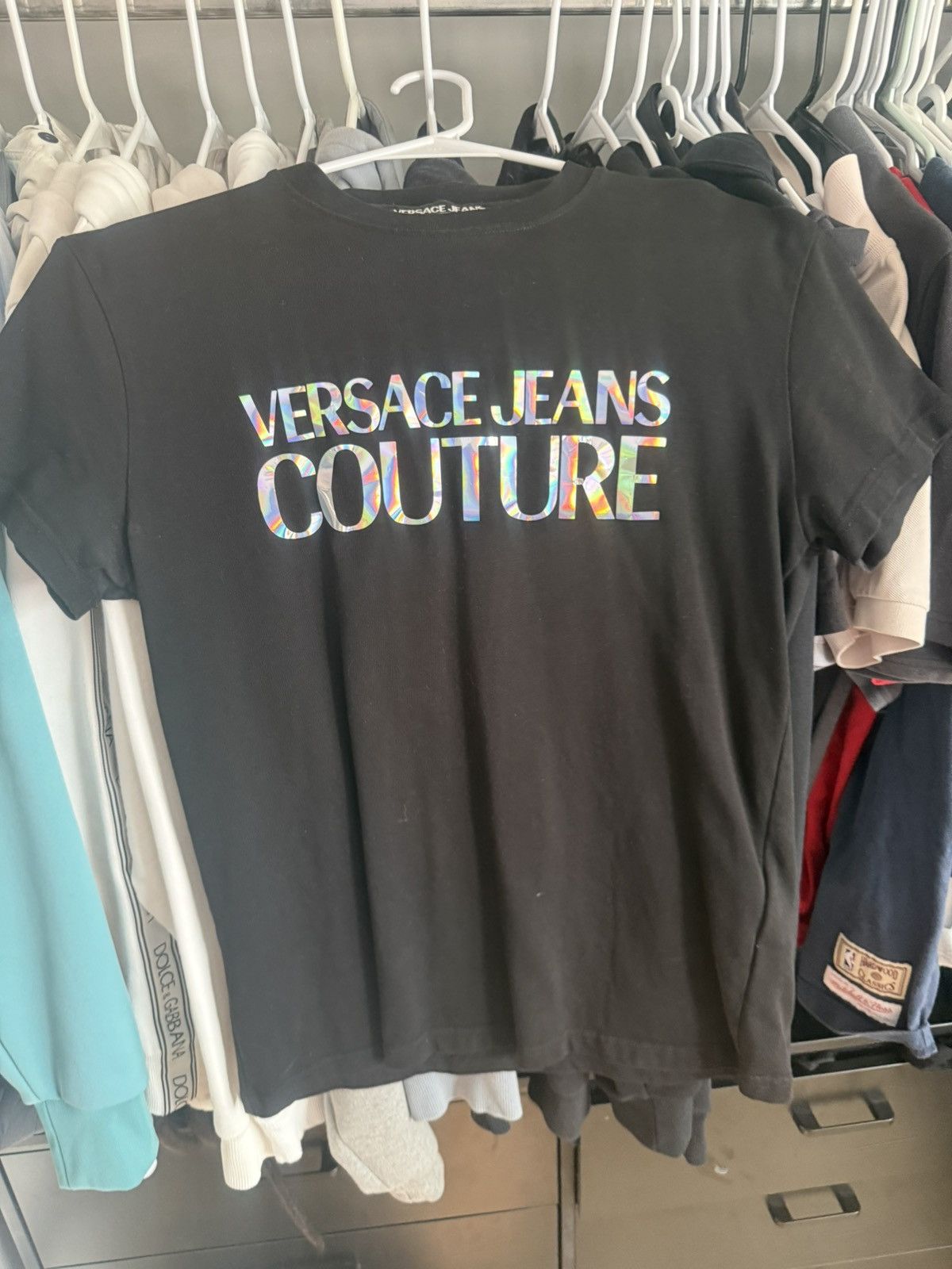 Versace Versace Jeans Couture Versace Jeans Couture Logo Tee Size US S / EU 44-46 / 1 - 1 Thumbnail