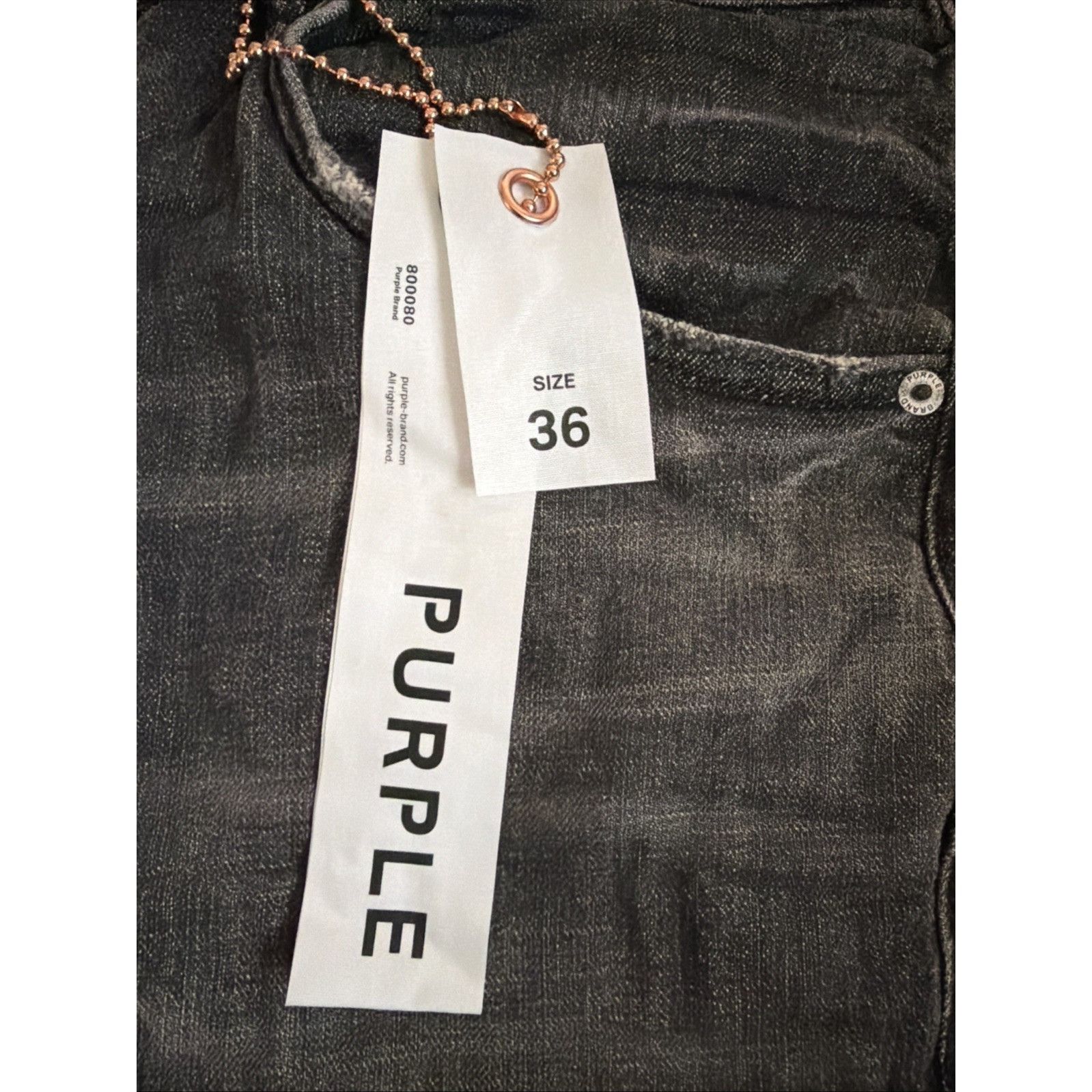 Purple Brand Purple Brand Jeans Mens Blowout Drop Fit P002 Size 36/32 Size US 36 / EU 52 - 7 Thumbnail