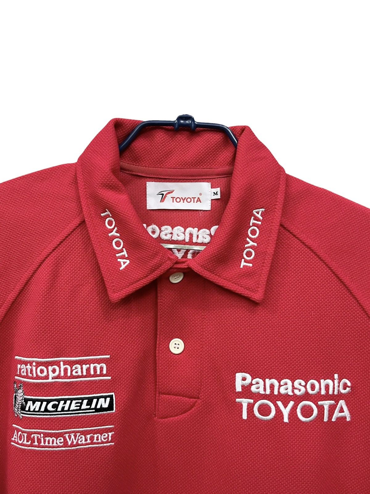 Formula 1 90’s TOYOTA MOTOR CORPORATION JAPAN F1 Sponsor Polo Shirt🏎️ Size US M / EU 48-50 / 2 - 11 Thumbnail
