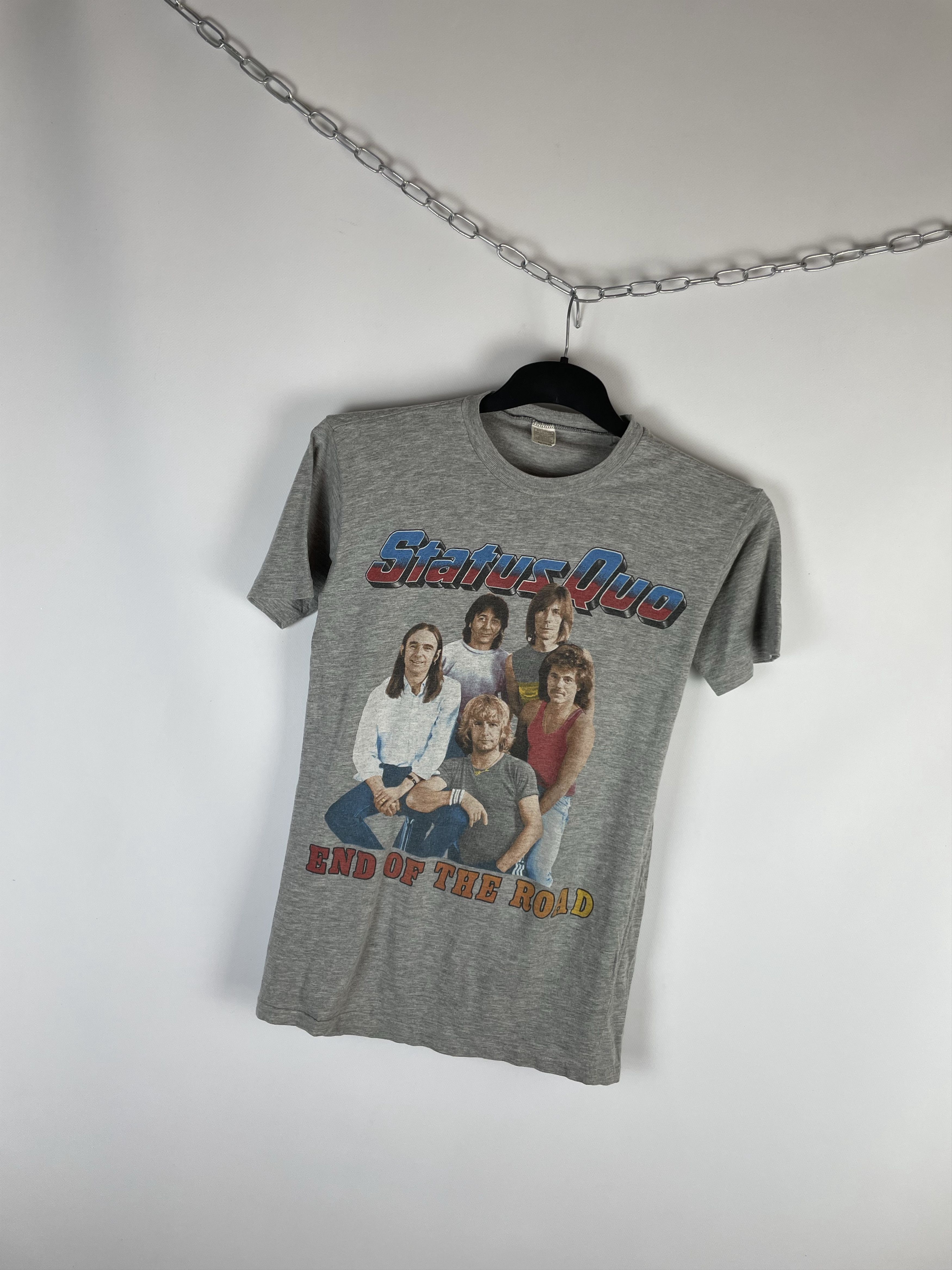 Band Tees 1984 Vintage Status Quo End Of The Road tour tee / t shirt Size US M / EU 48-50 / 2 - 2 Thumbnail