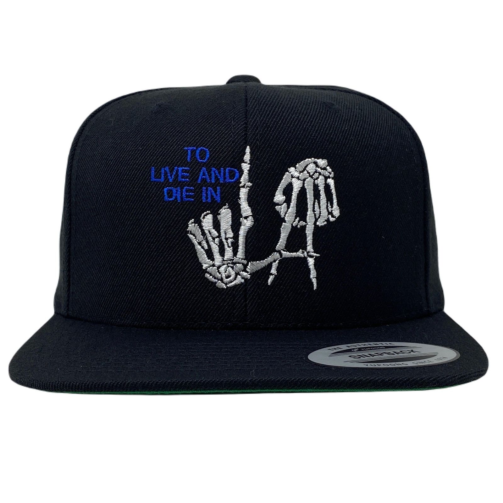 Other To Live And Die In LA Blue/White Snapback Hat Size ONE SIZE - 3 Thumbnail