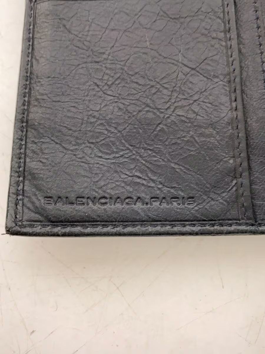Balenciaga Balenciaga Leather Long Wallet Black Size ONE SIZE - 3 Thumbnail