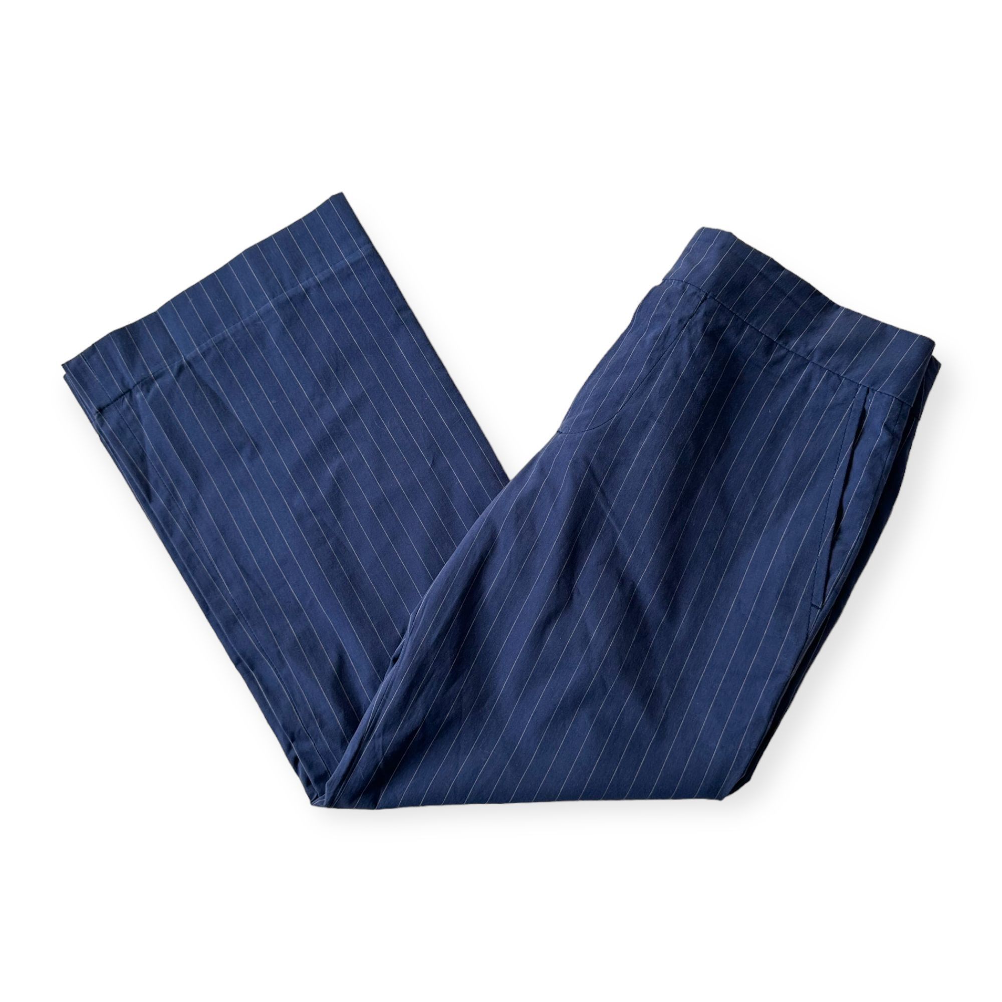 Marni Marni Pinstripe Cotton Trouser, Cropped leg, Button Fly, Siz Size 26" / US 2 / IT 38 - 3 Thumbnail
