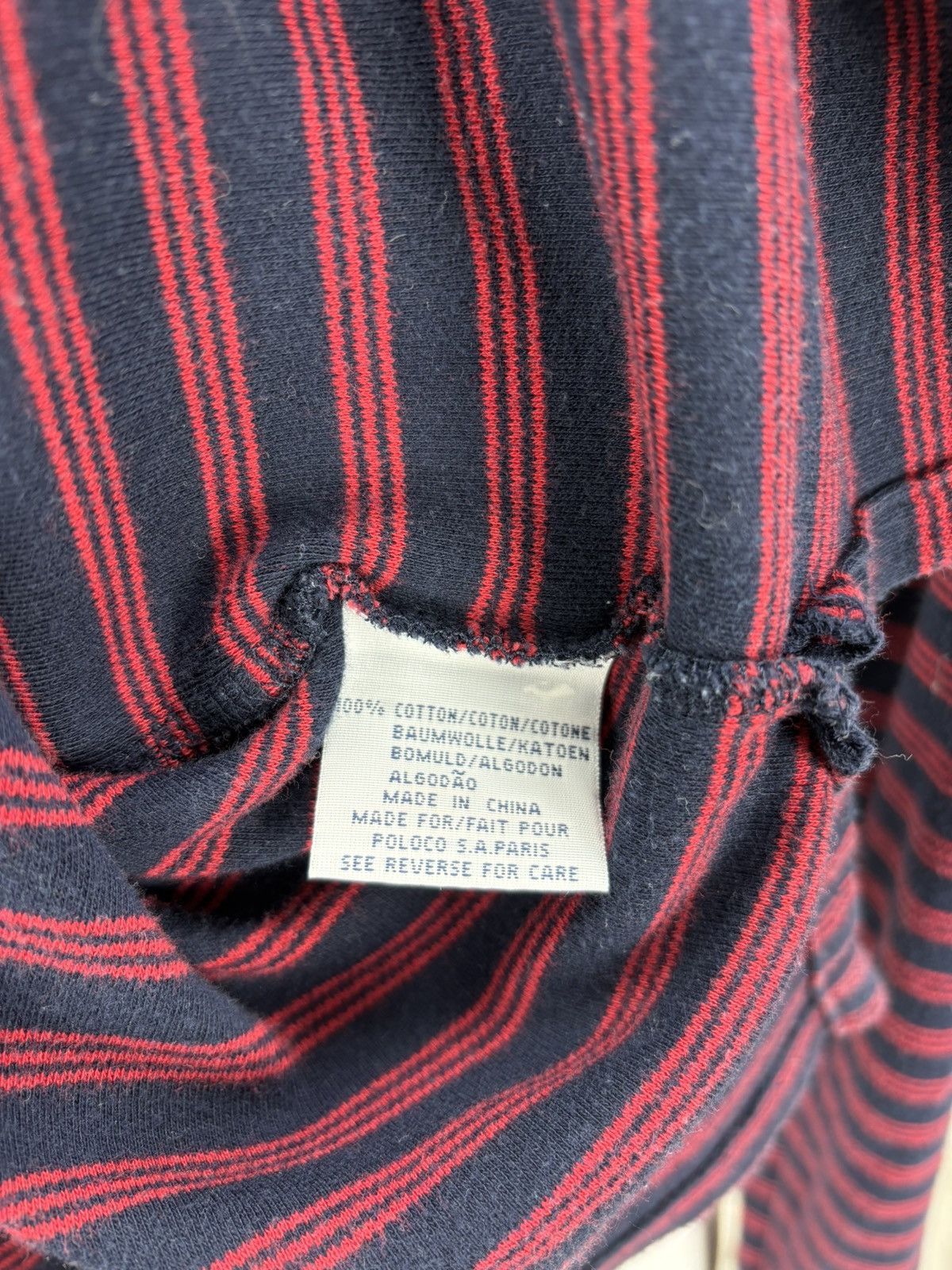 Polo Ralph Lauren Mens vintage long sleeve rugby Polo Ralph Lauren Size L Size US L / EU 52-54 / 3 - 12 Thumbnail