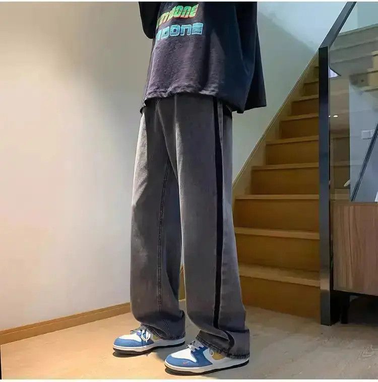 Japanese Brand Retro casual straight leg jeans Size US 30 / EU 46 - 1 Thumbnail